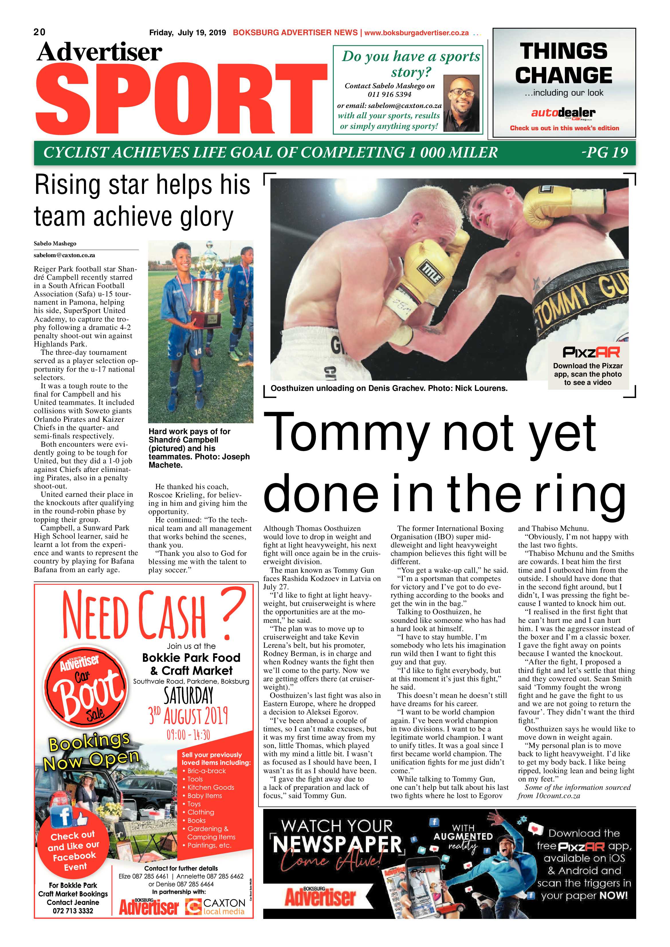 Boksburg Advertiser 16 July 2019 page 20