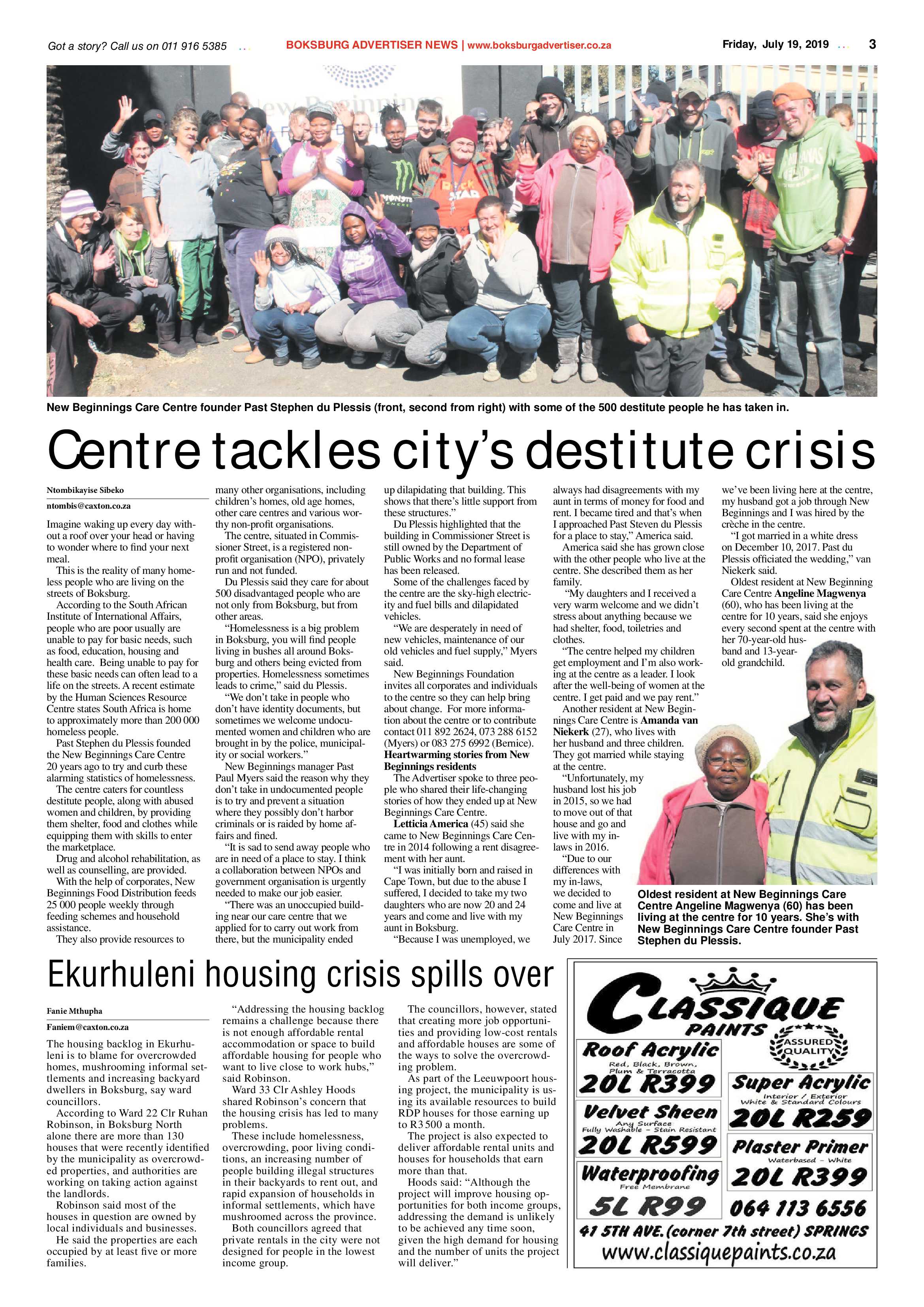 Boksburg Advertiser 16 July 2019 page 3