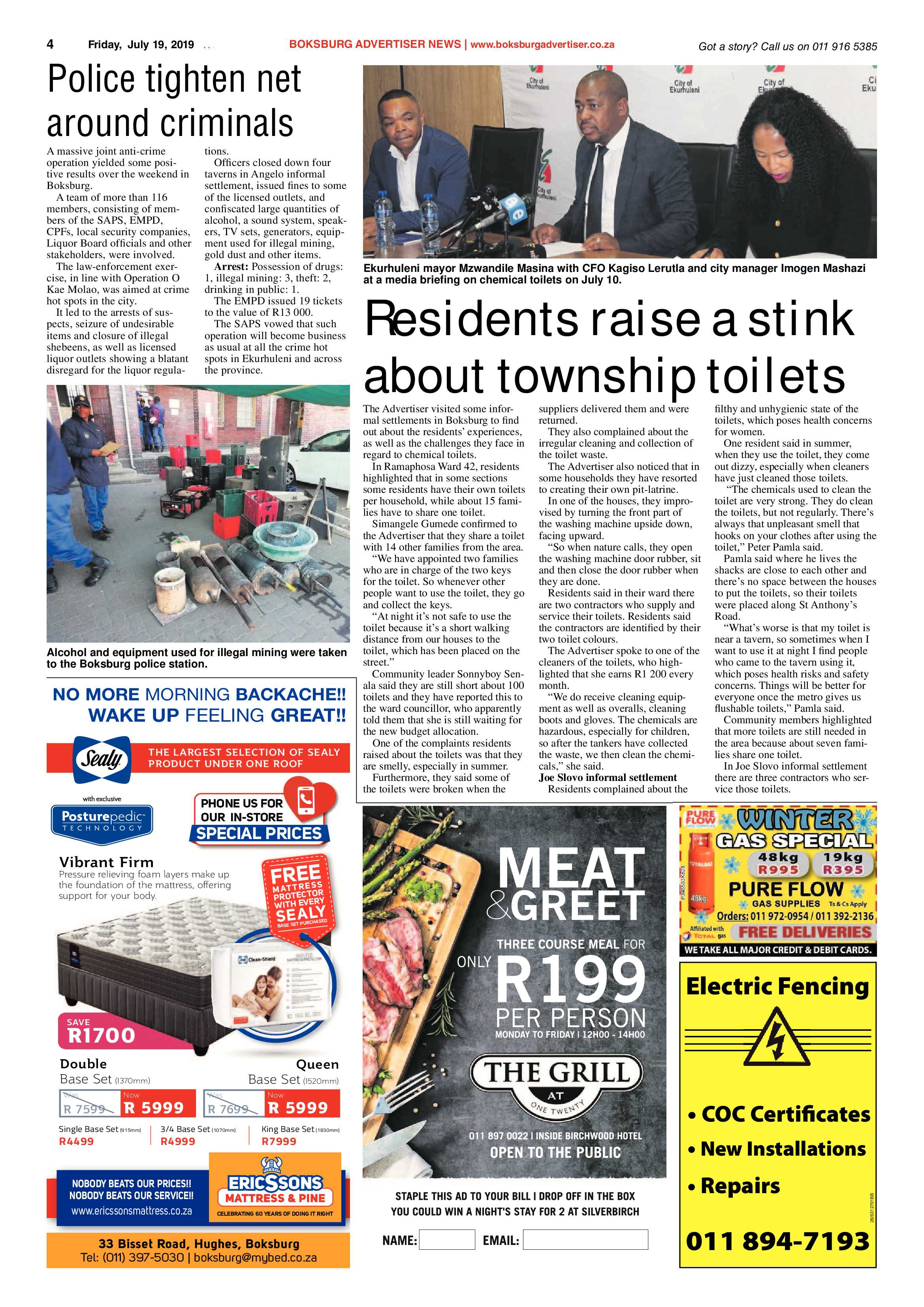Boksburg Advertiser 16 July 2019 page 4