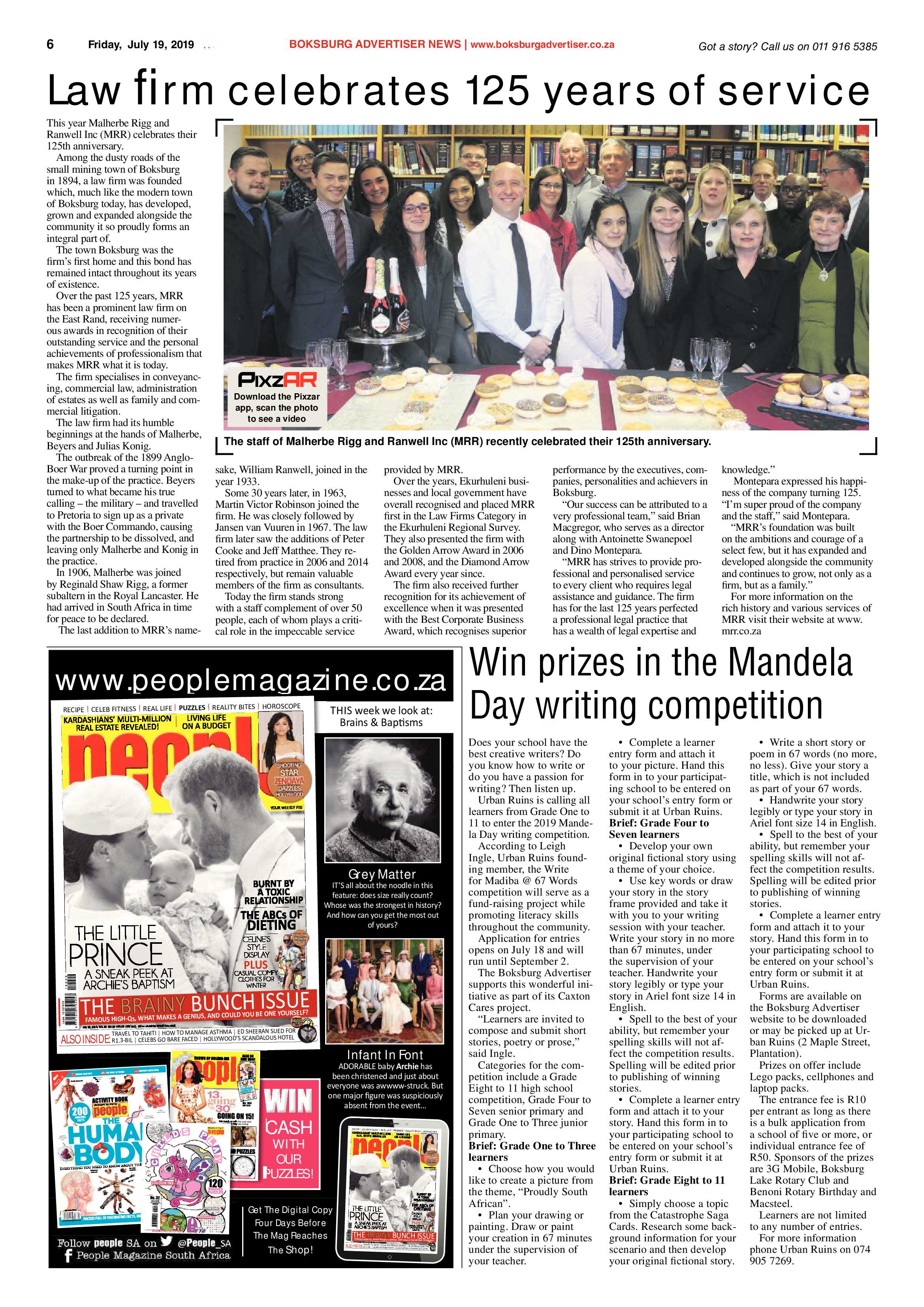 Boksburg Advertiser 16 July 2019 page 6