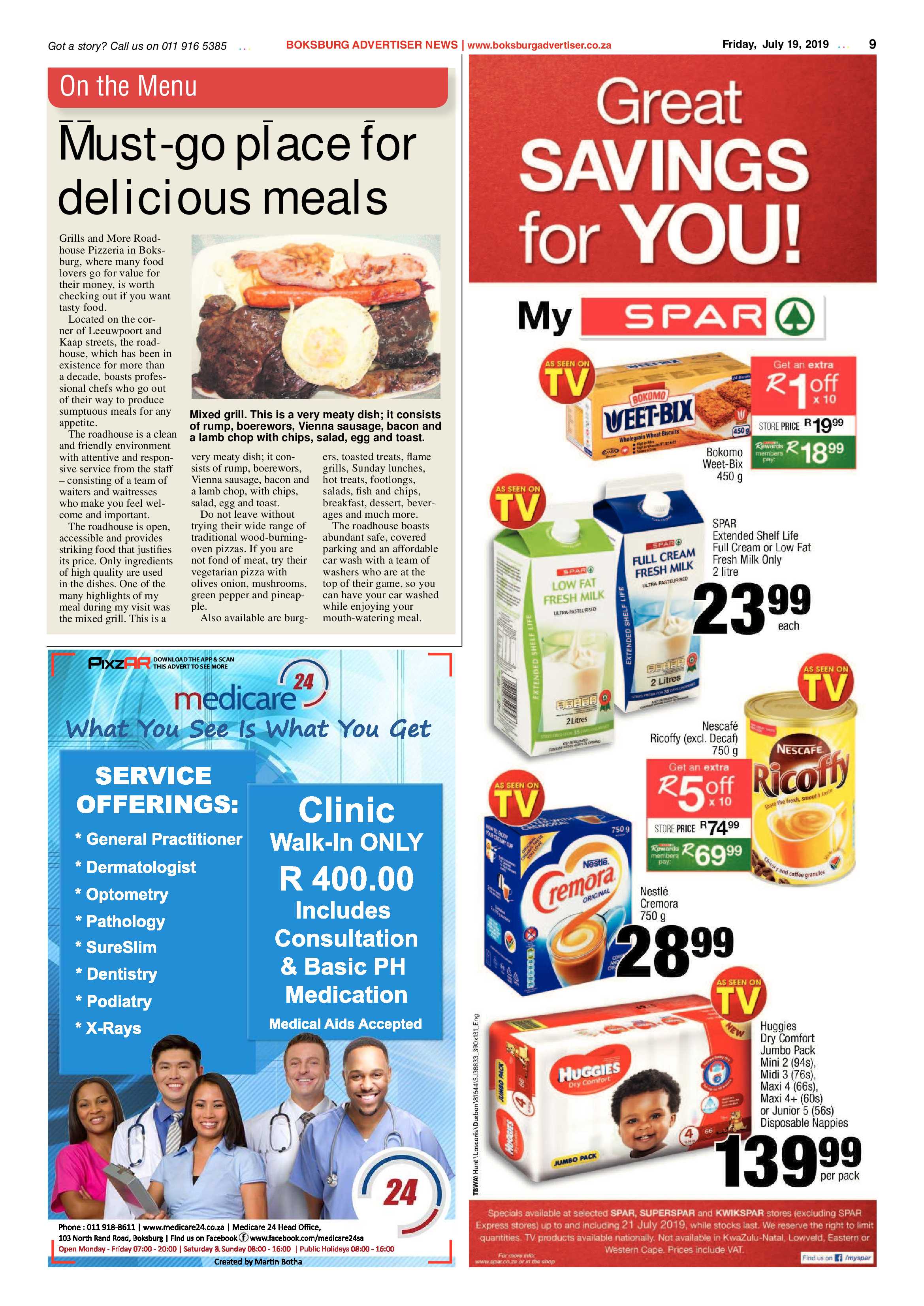 Boksburg Advertiser 16 July 2019 page 9