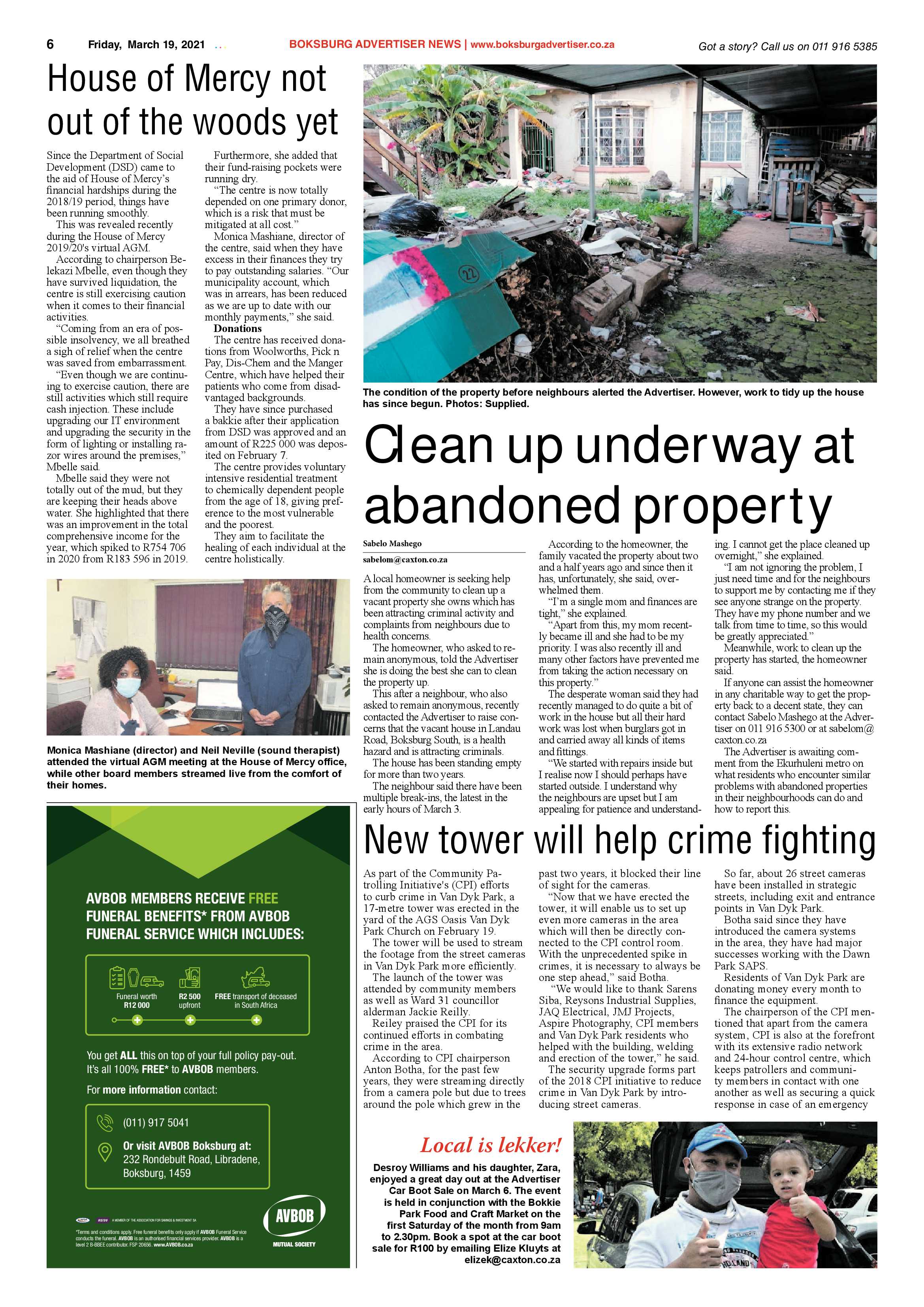 Boksburg Advertiser 16 March 2021 page 6