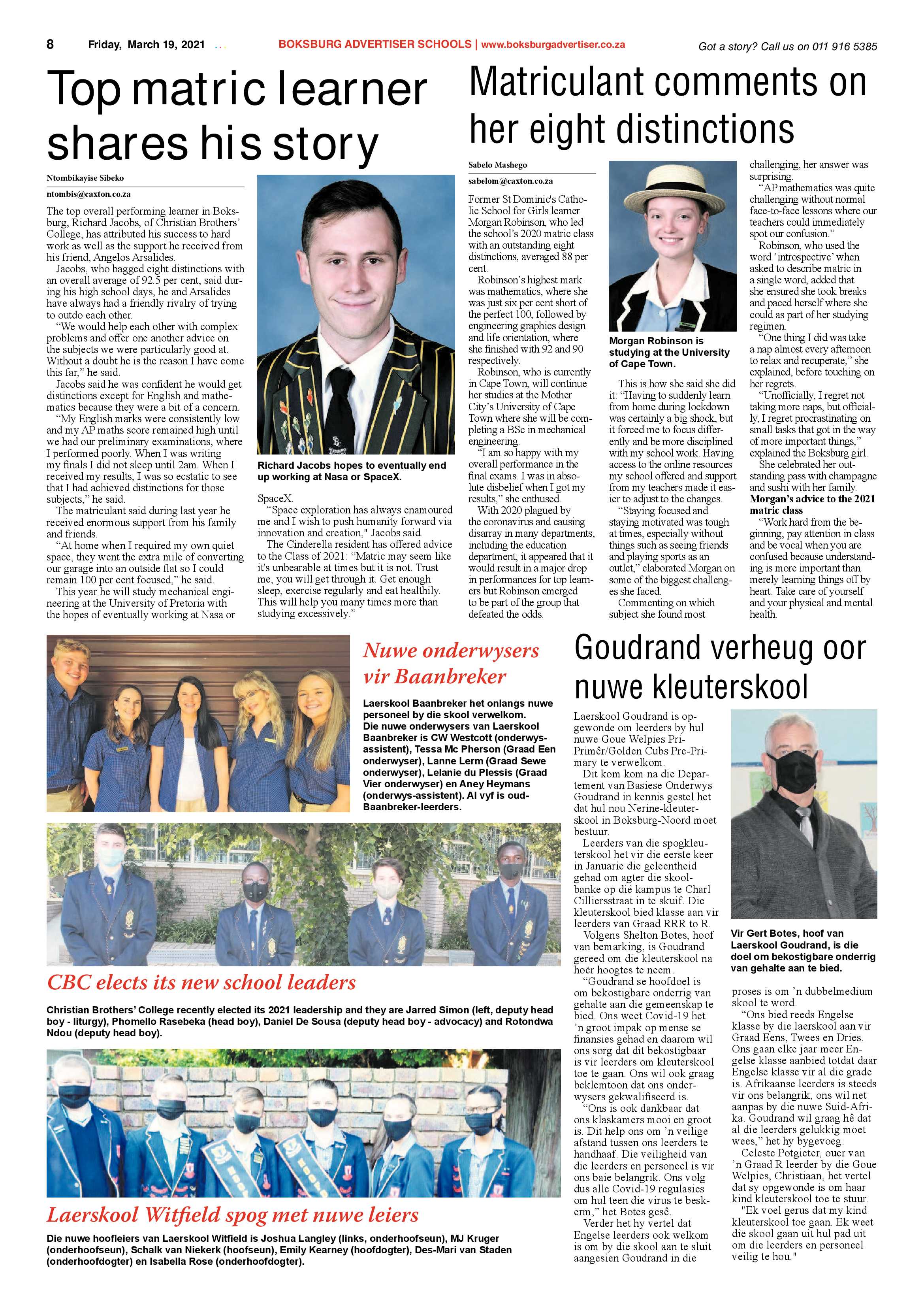 Boksburg Advertiser 16 March 2021 page 8