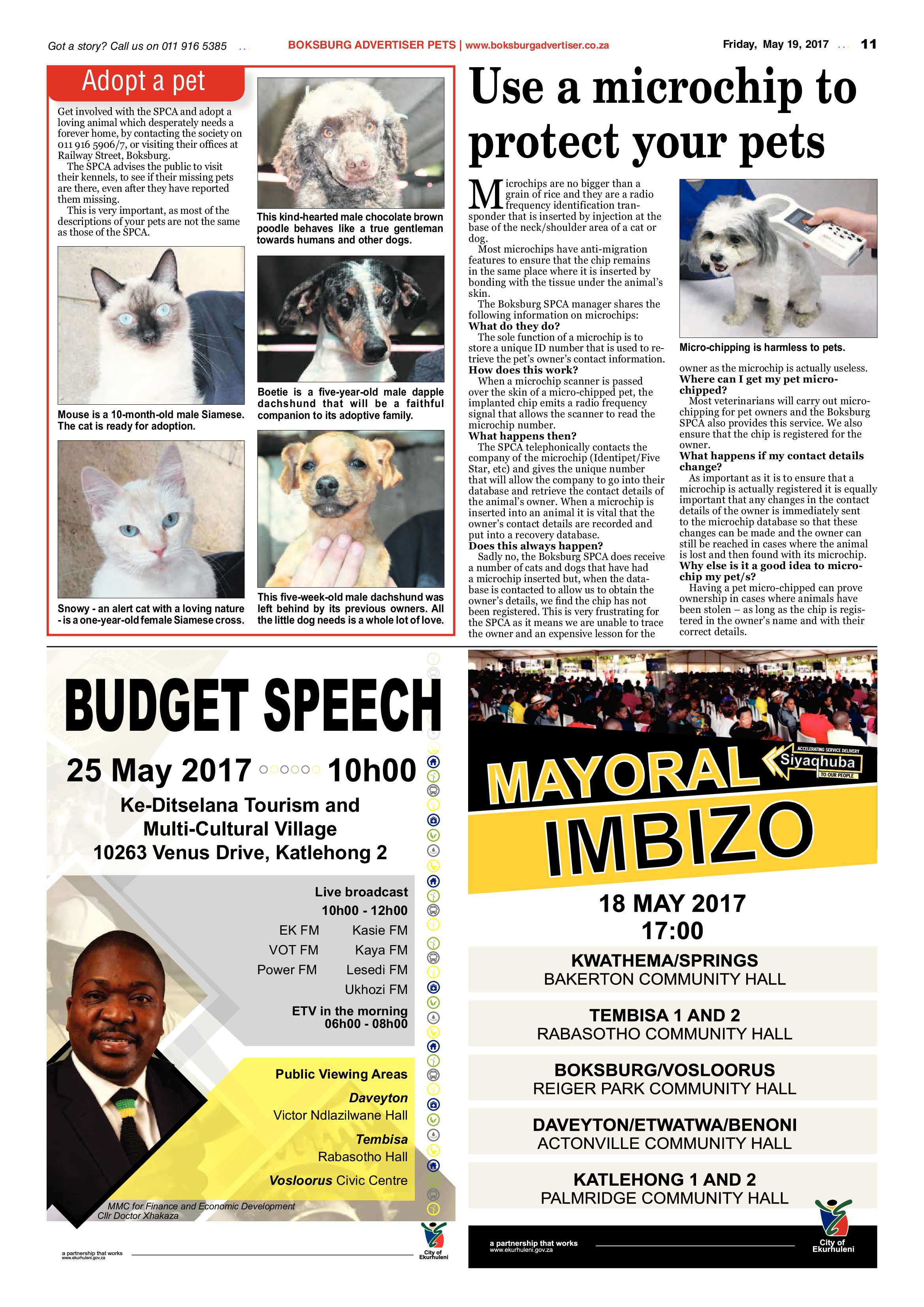 Boksburg Advertiser 16 May 2017 page 11