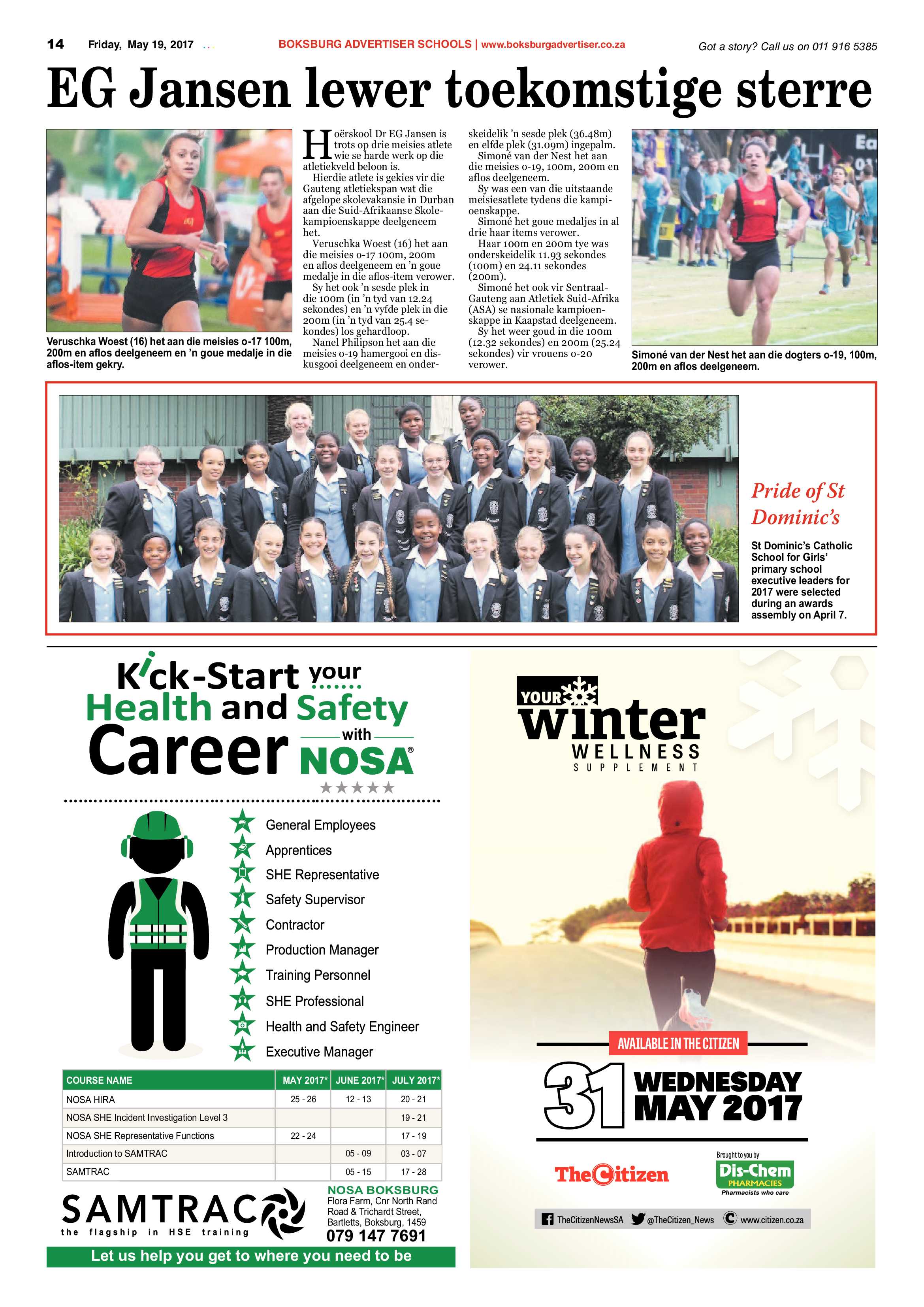 Boksburg Advertiser 16 May 2017 page 14