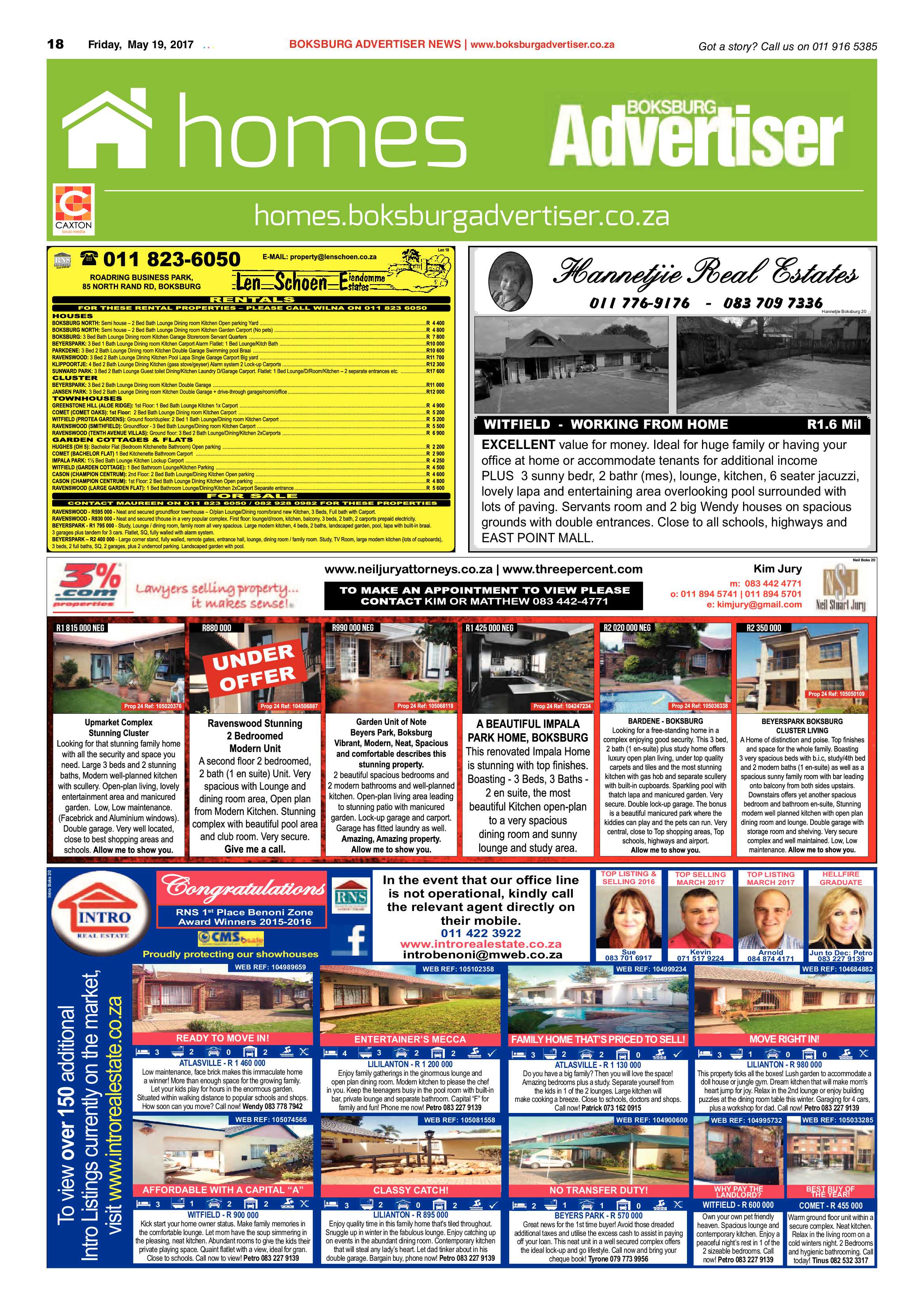 Boksburg Advertiser 16 May 2017 page 18