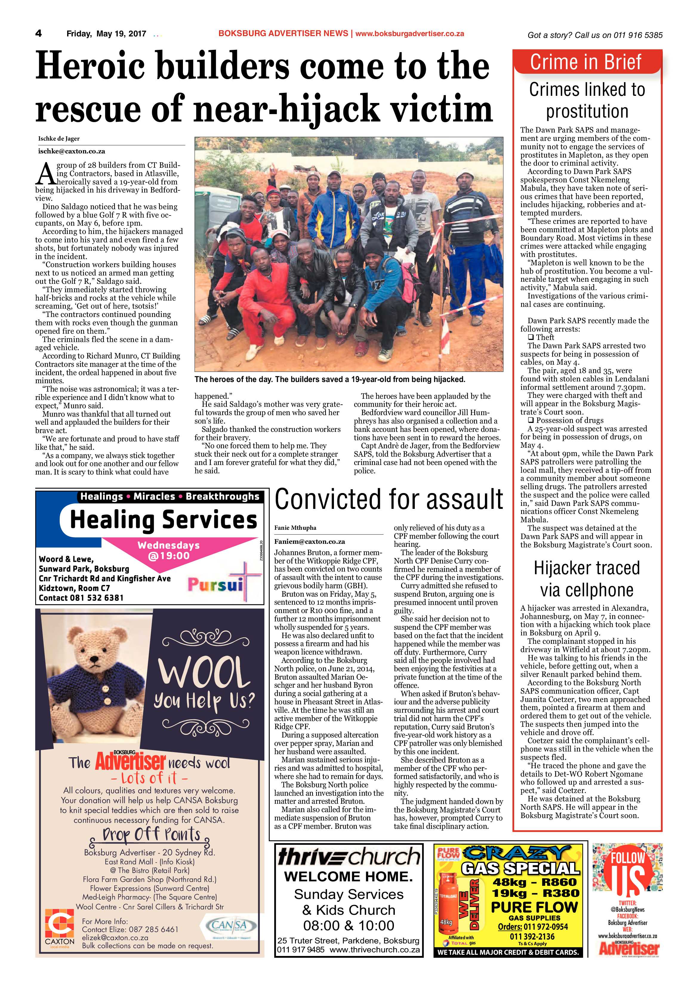 Boksburg Advertiser 16 May 2017 page 4