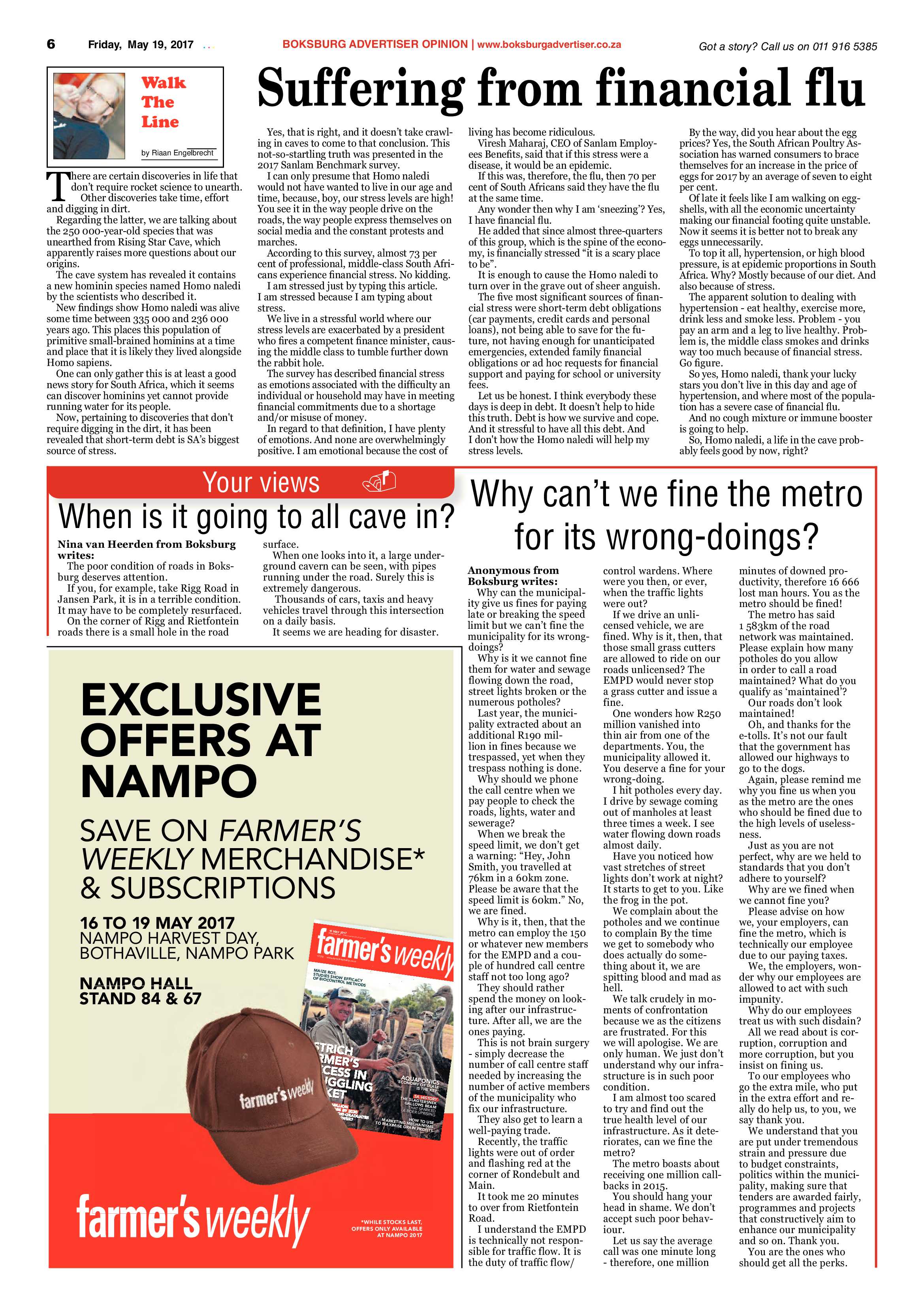 Boksburg Advertiser 16 May 2017 page 6