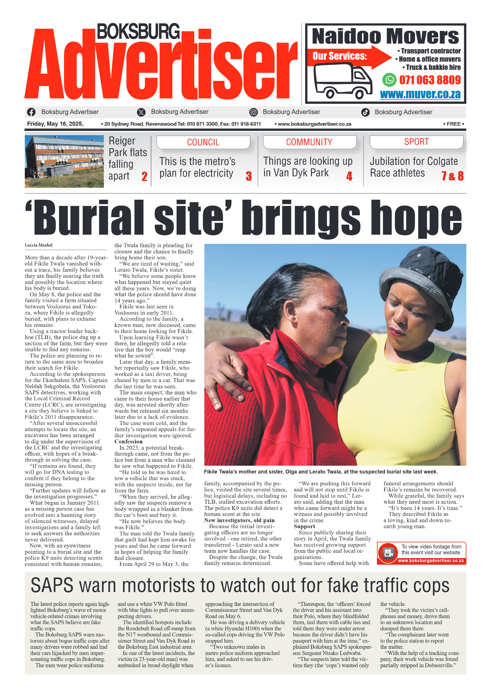 Boksburg Advertiser 16 May 2025 page 3