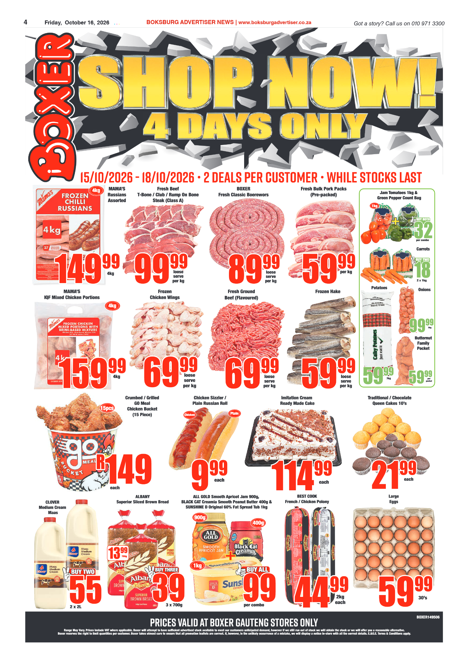 Boksburg Advertiser 16 October 2026 page 4