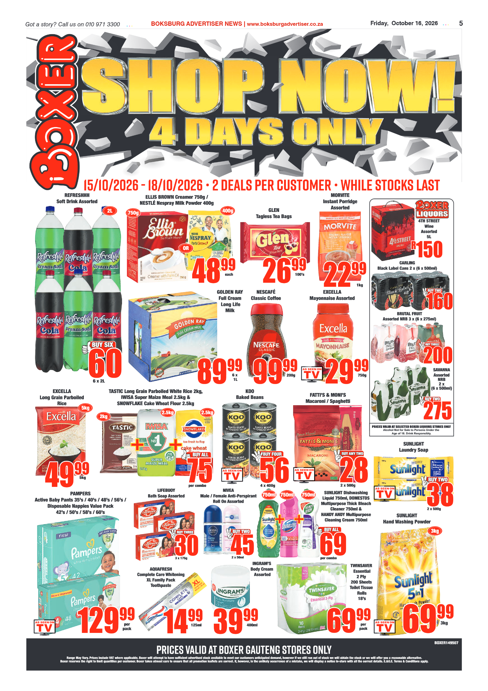 Boksburg Advertiser 16 October 2026 page 5