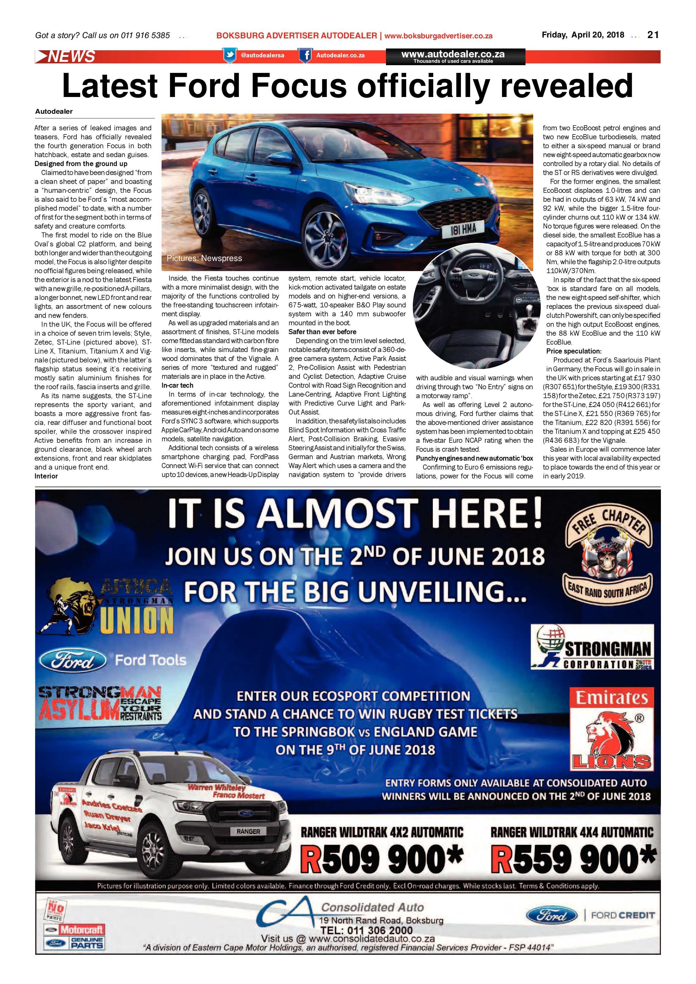 Boksburg Advertiser 17 April 2018 page 21