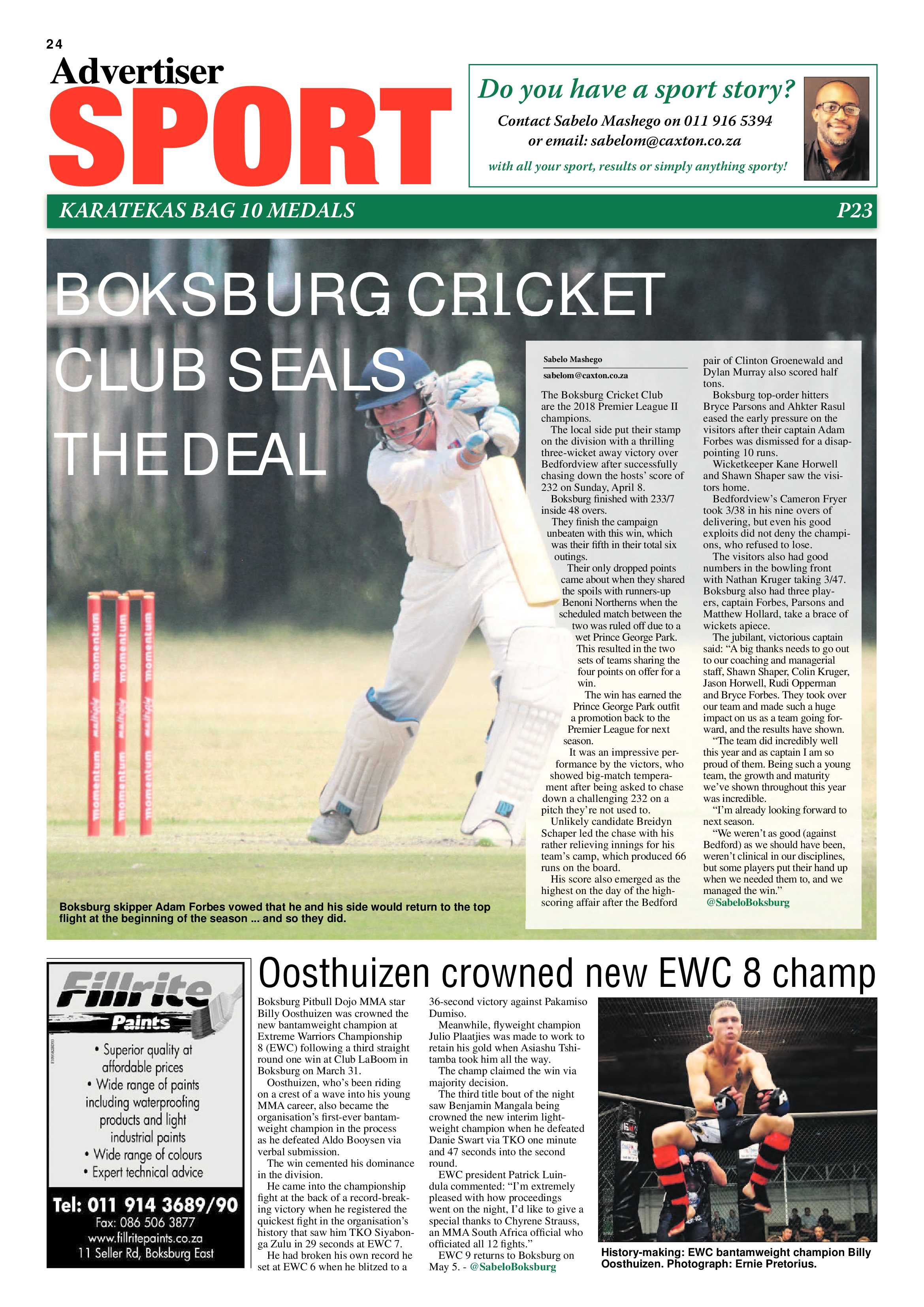 Boksburg Advertiser 17 April 2018 page 24
