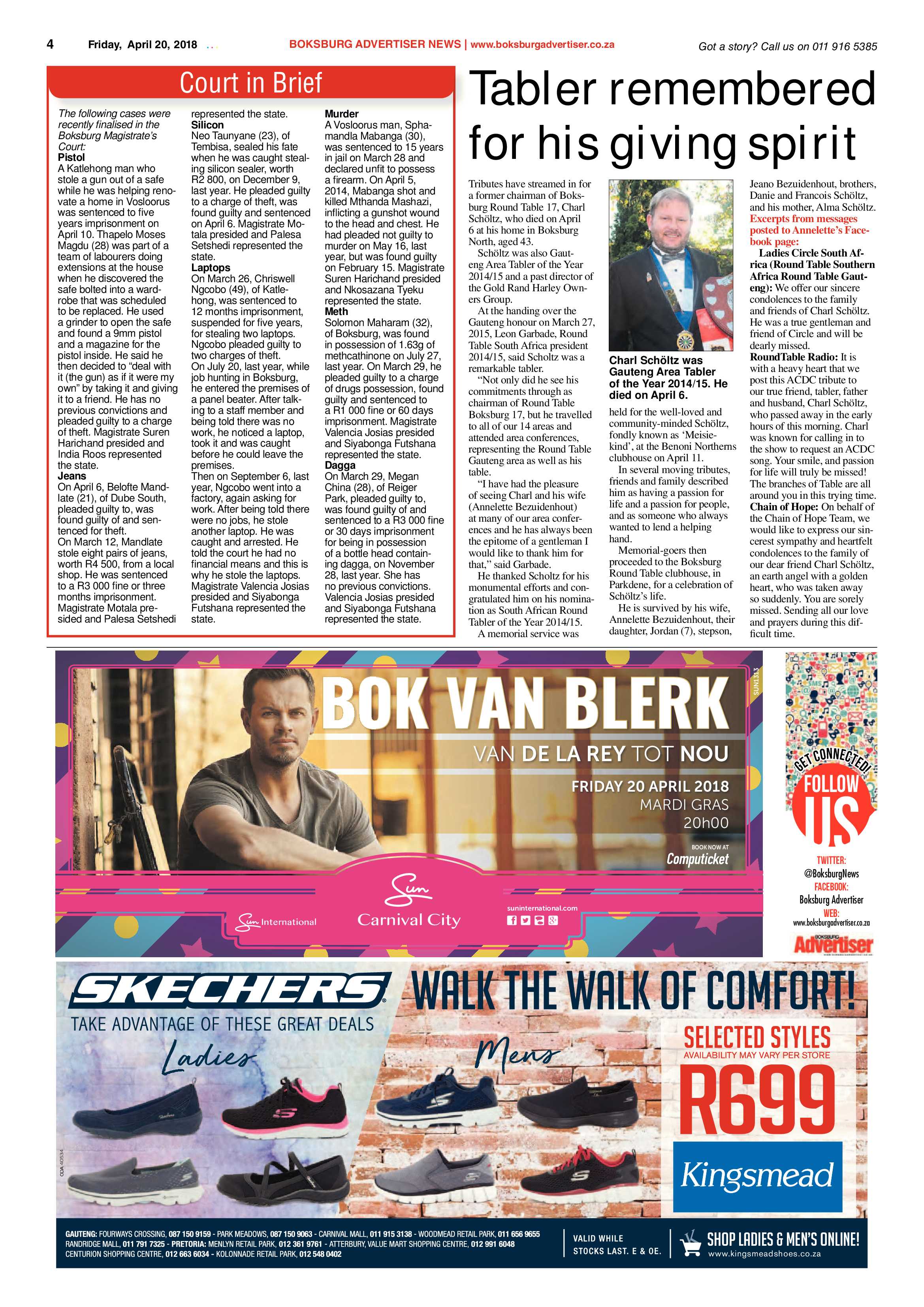 Boksburg Advertiser 17 April 2018 page 4