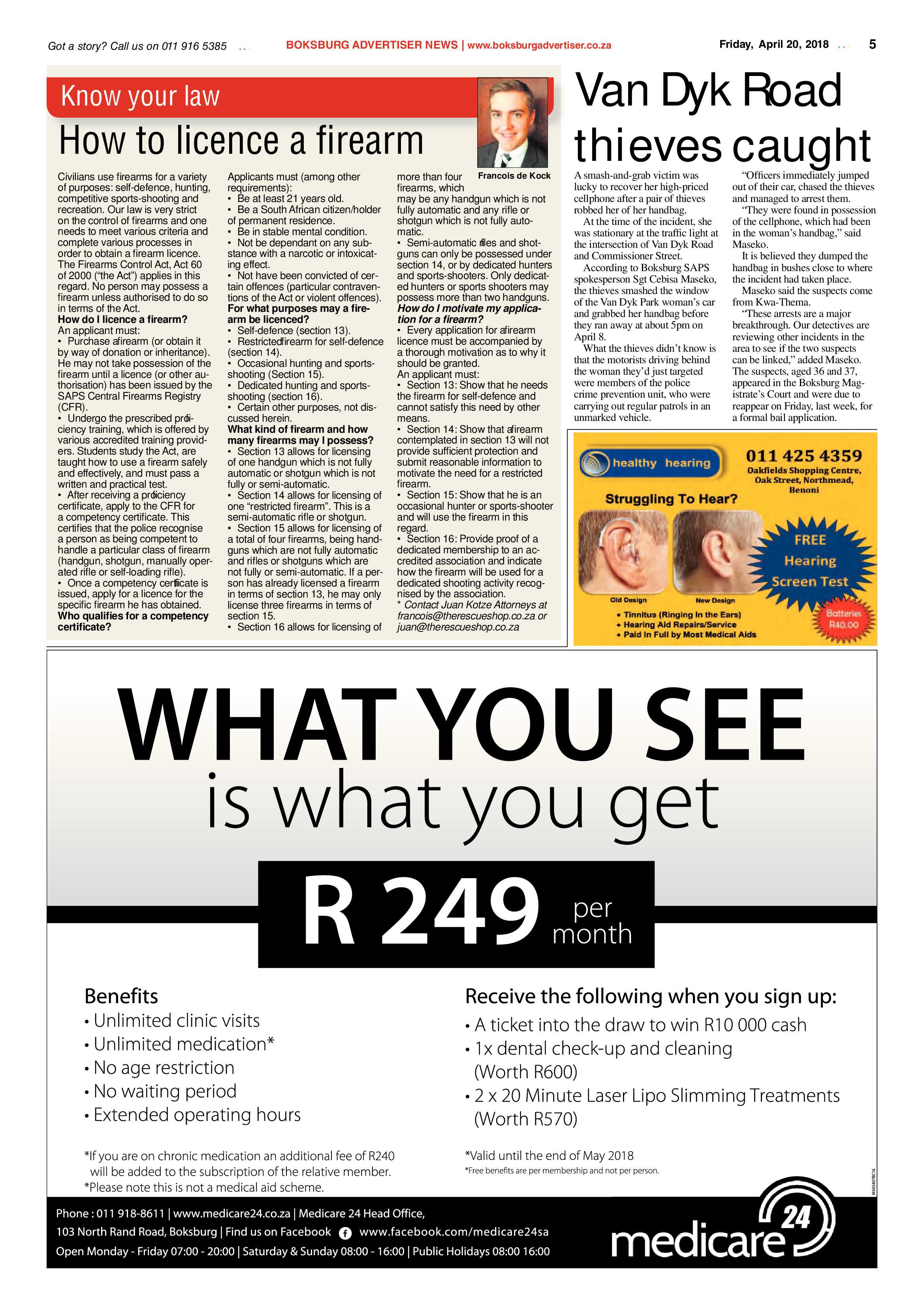 Boksburg Advertiser 17 April 2018 page 5