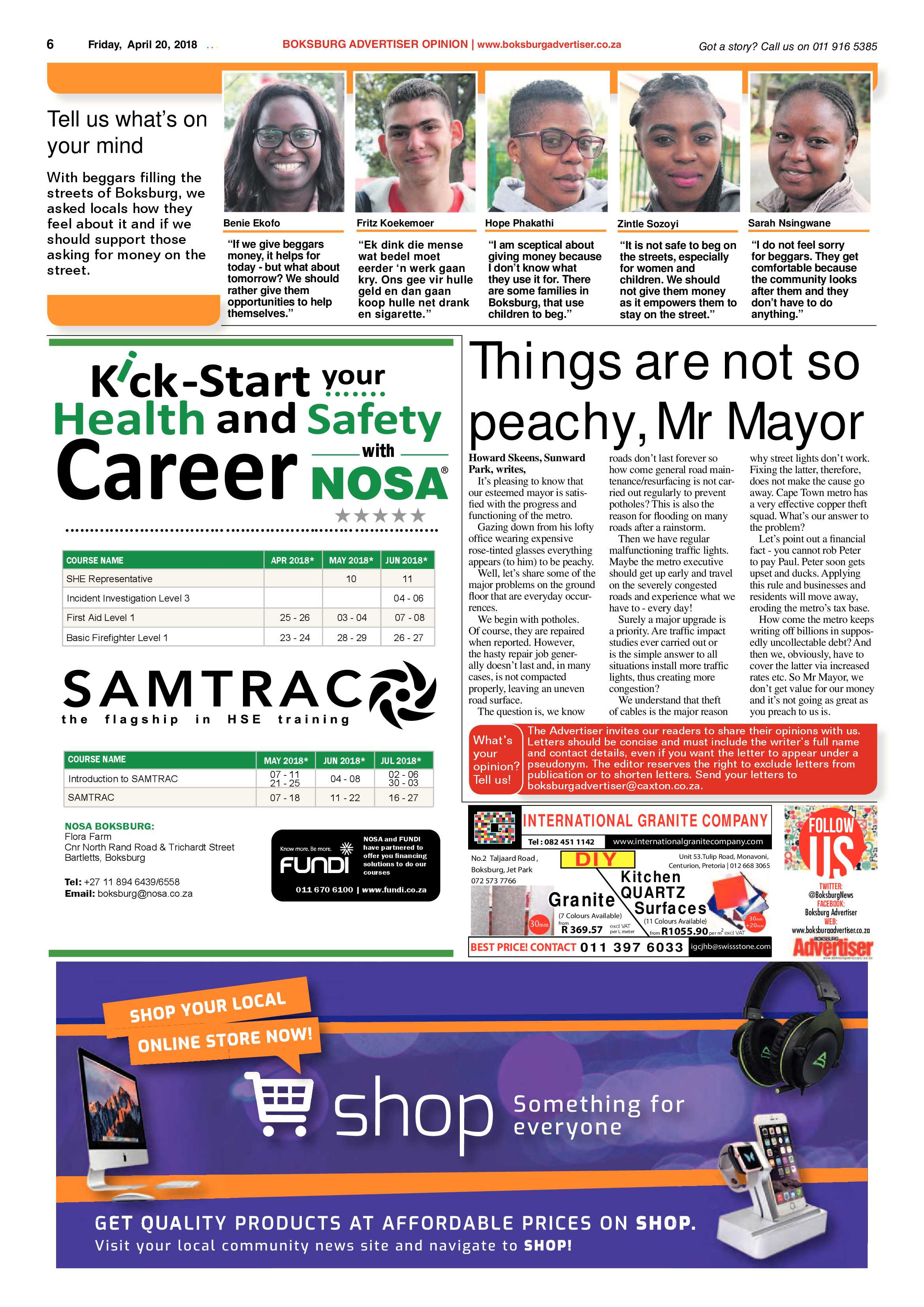 Boksburg Advertiser 17 April 2018 page 6
