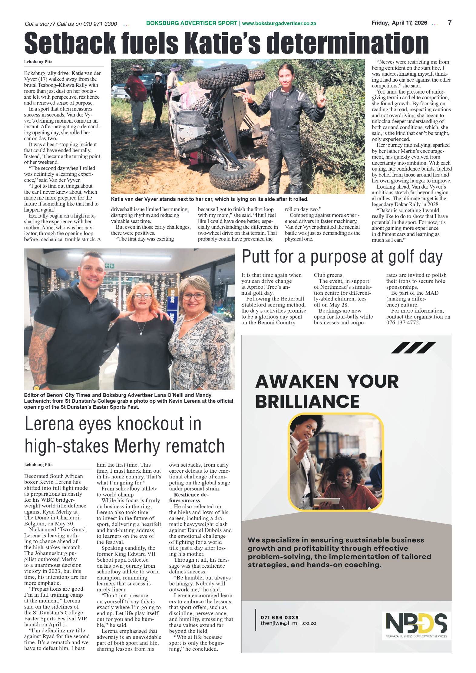 Boksburg Advertiser 17 April 2026 page 7