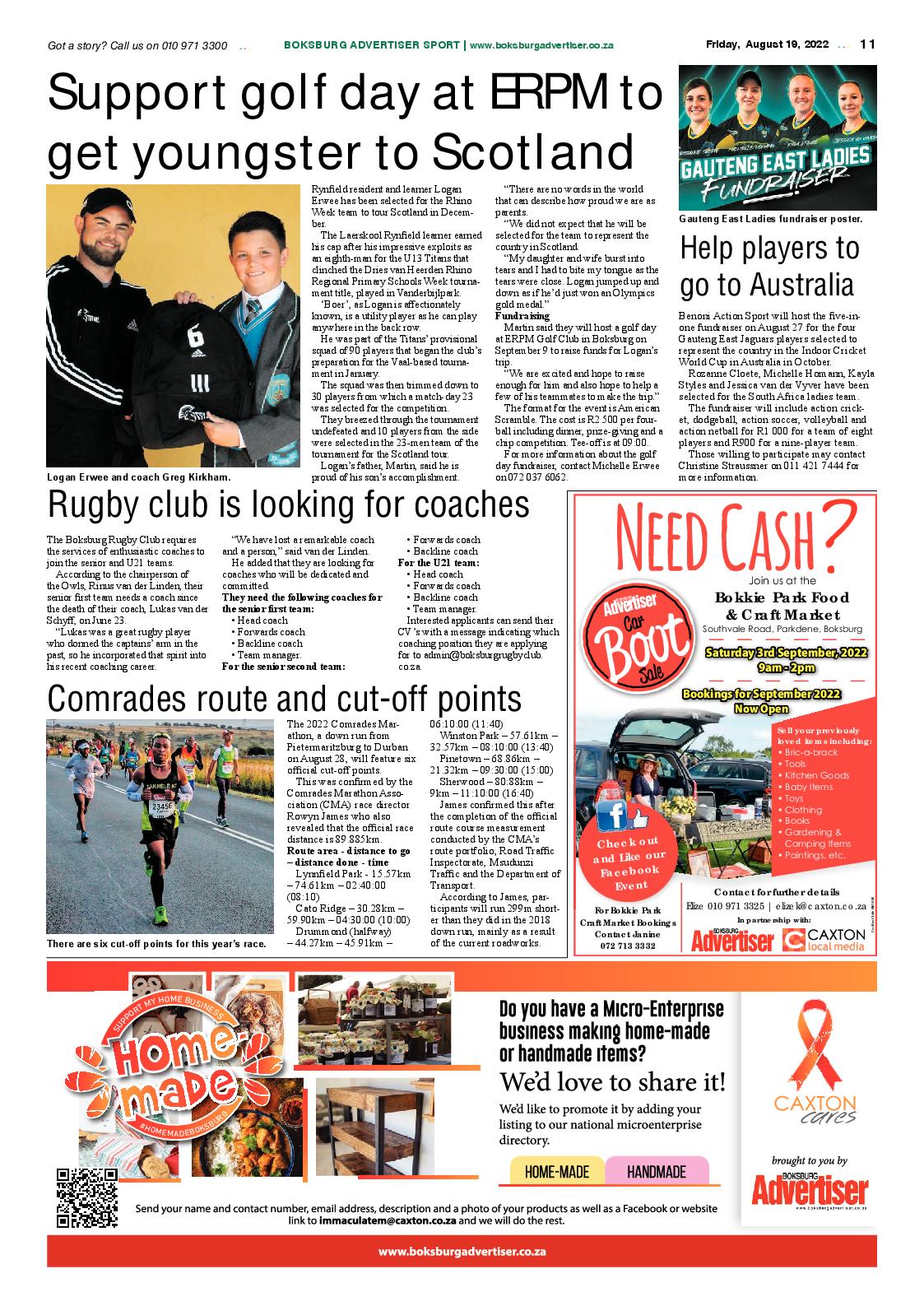 Boksburg Advertiser 17 August 2022 page 11