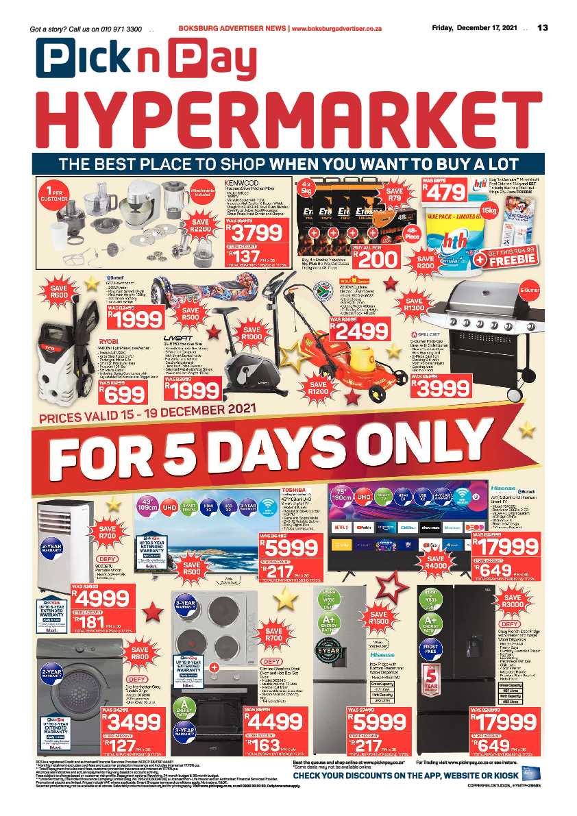 Boksburg Advertiser 17 December 2021 page 15