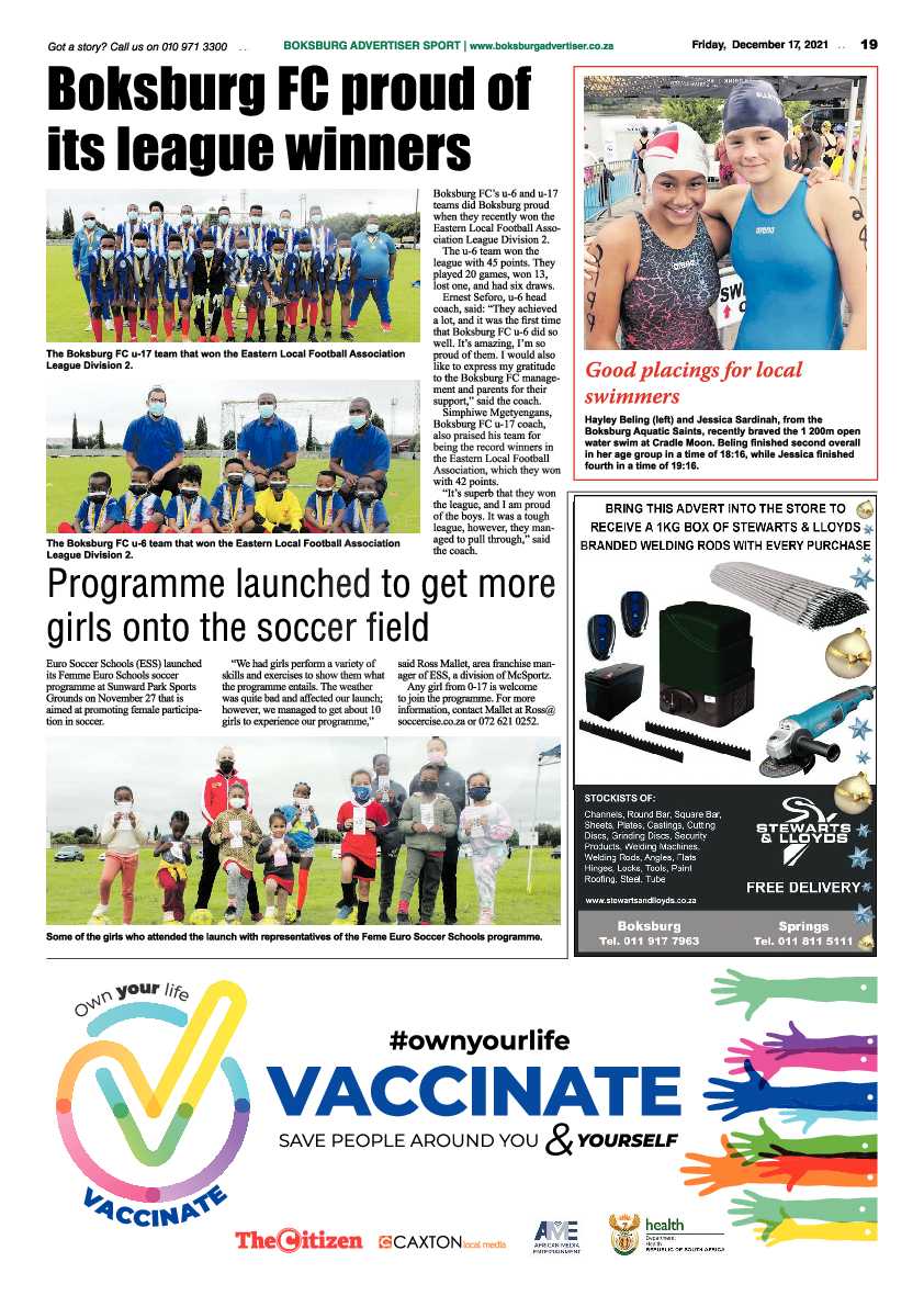 Boksburg Advertiser 17 December 2021 page 21