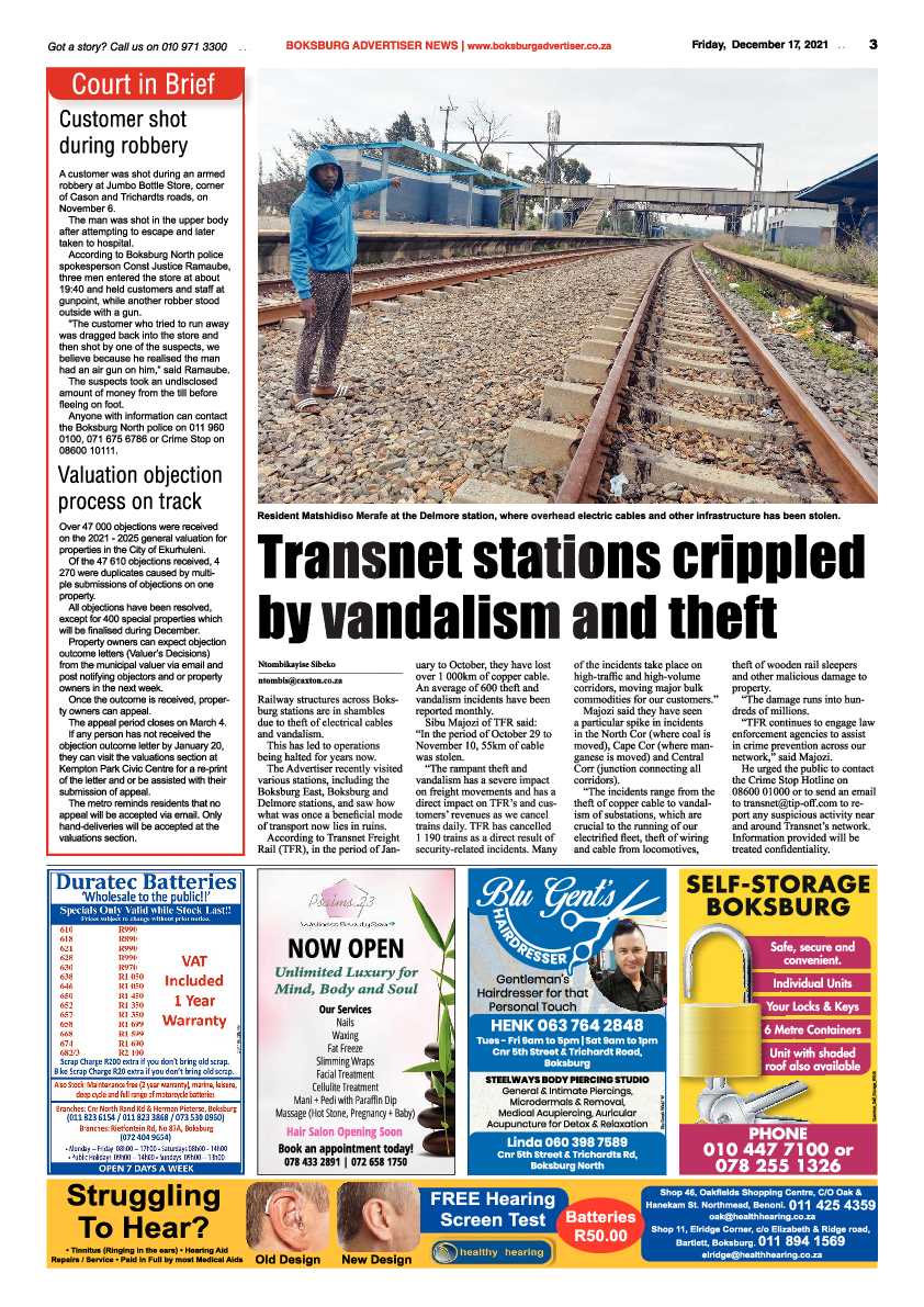 Boksburg Advertiser 17 December 2021 page 5
