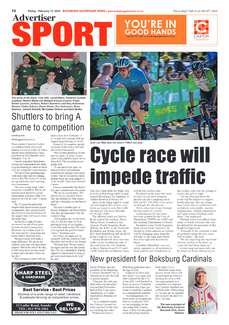Boksburg Advertiser 17 February 2023 page 12