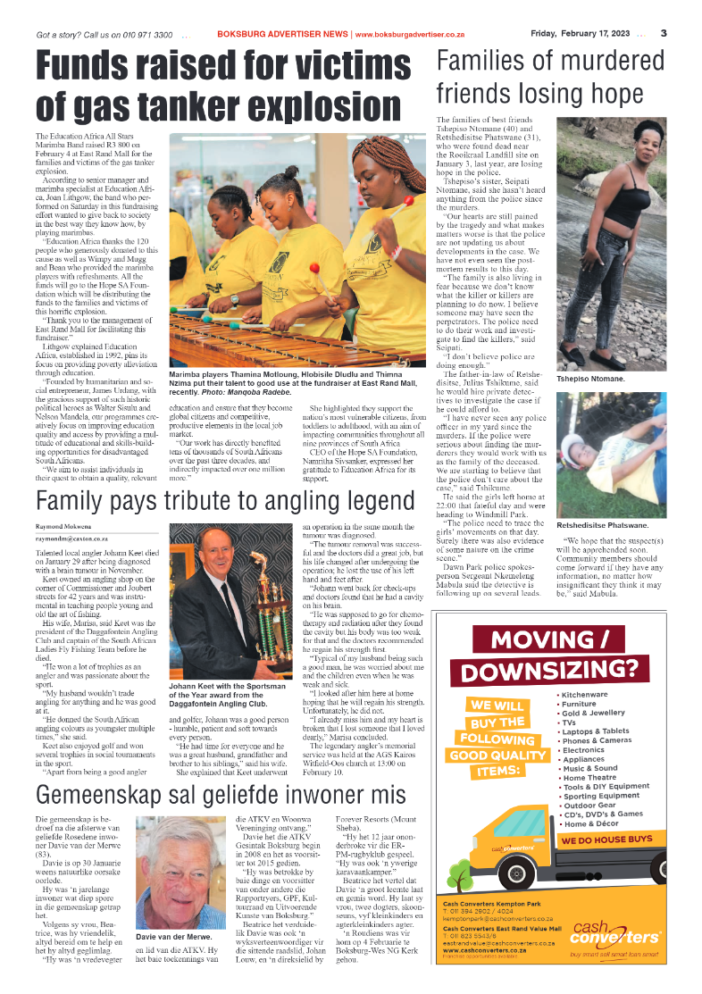 Boksburg Advertiser 17 February 2023 page 3