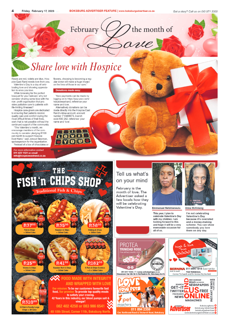 Boksburg Advertiser 17 February 2023 page 4
