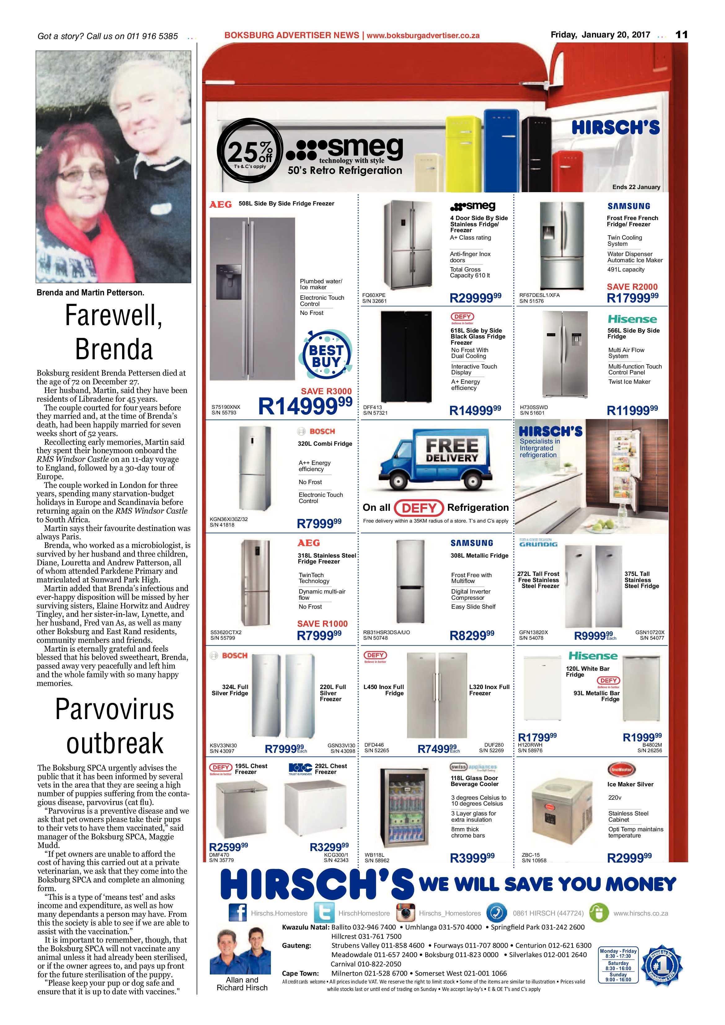Boksburg Advertiser 17 January 2017 page 11