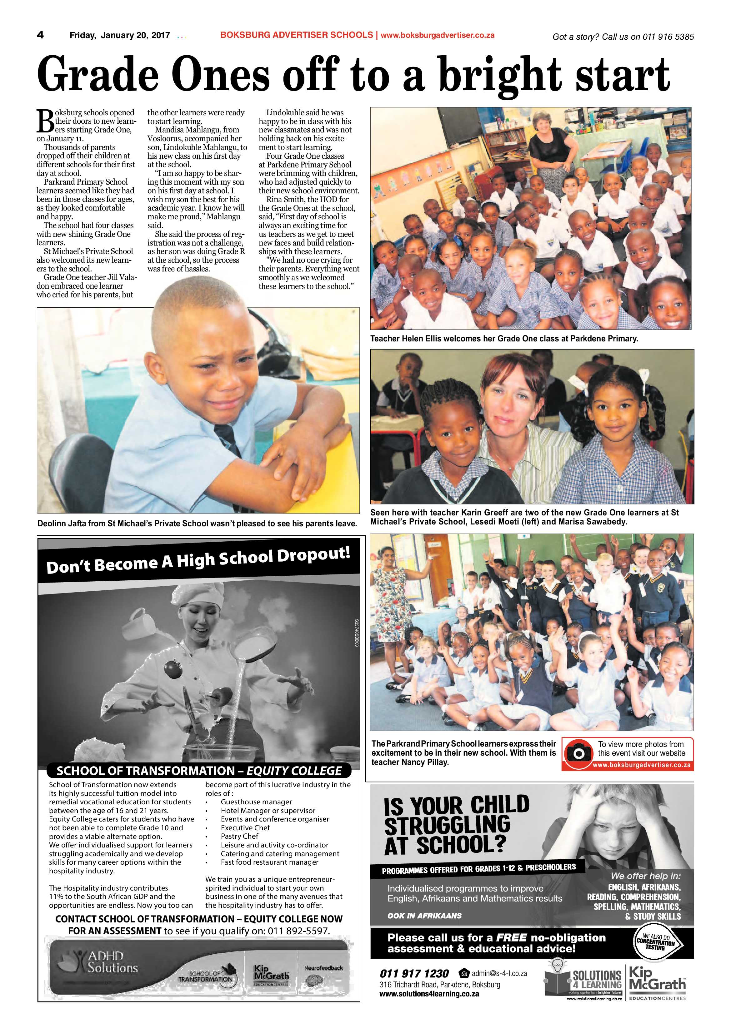 Boksburg Advertiser 17 January 2017 page 4