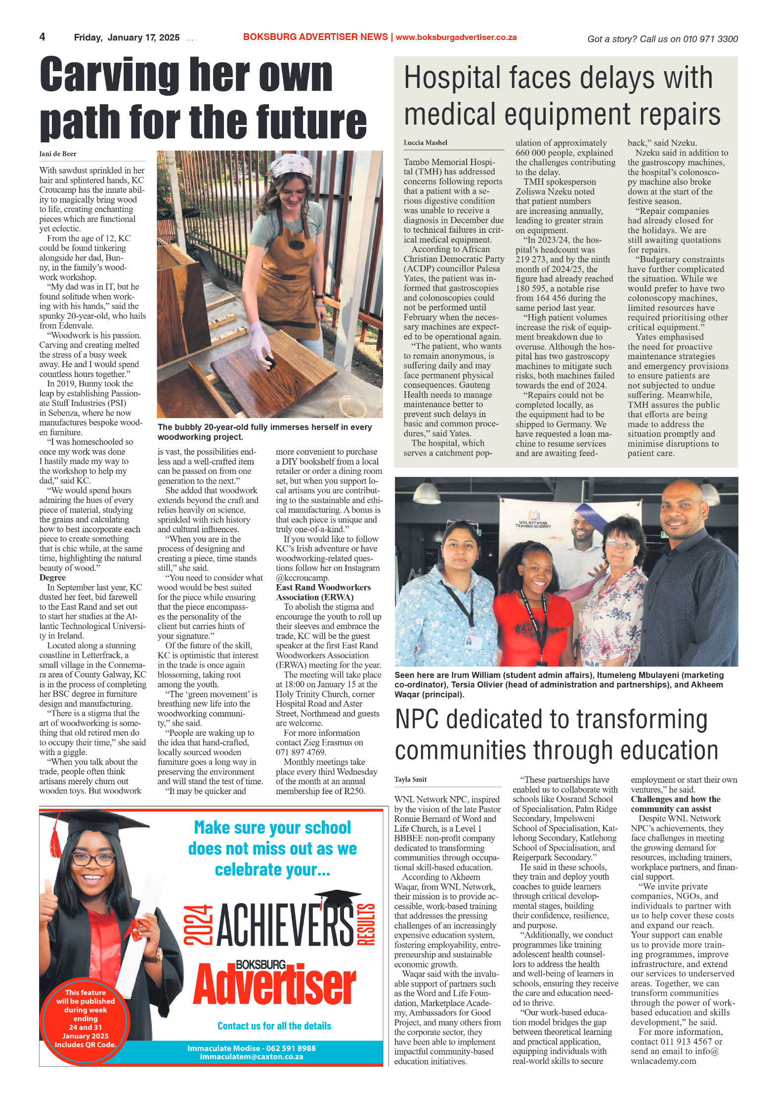Boksburg Advertiser 17 January 2025 page 4