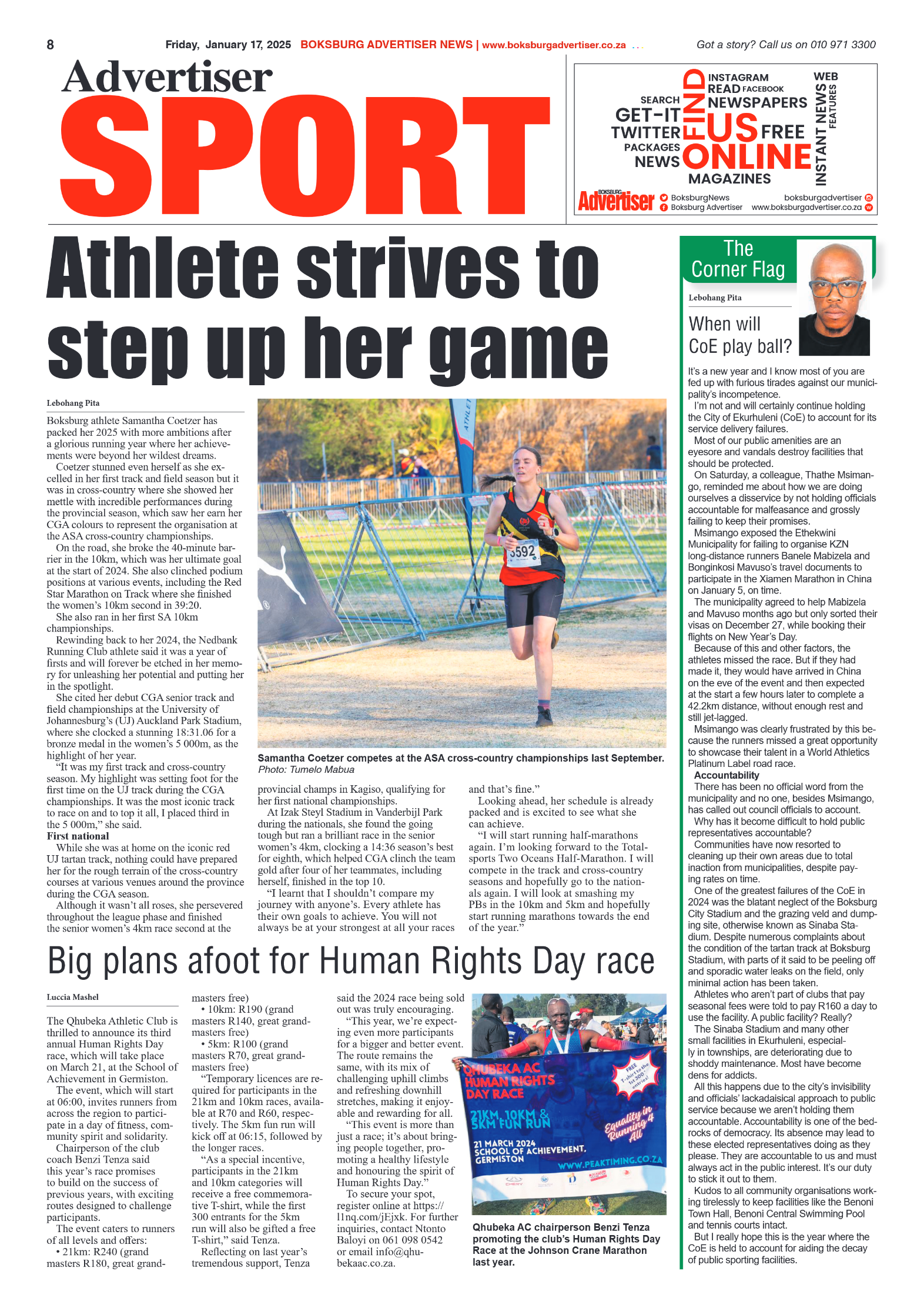 Boksburg Advertiser 17 January 2025 page 8