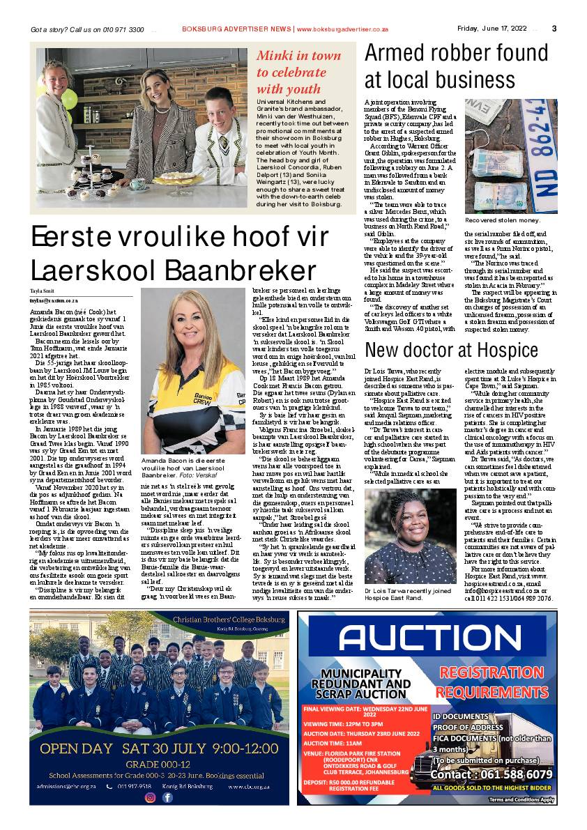 Boksburg Advertiser 17 June 2022 page 3
