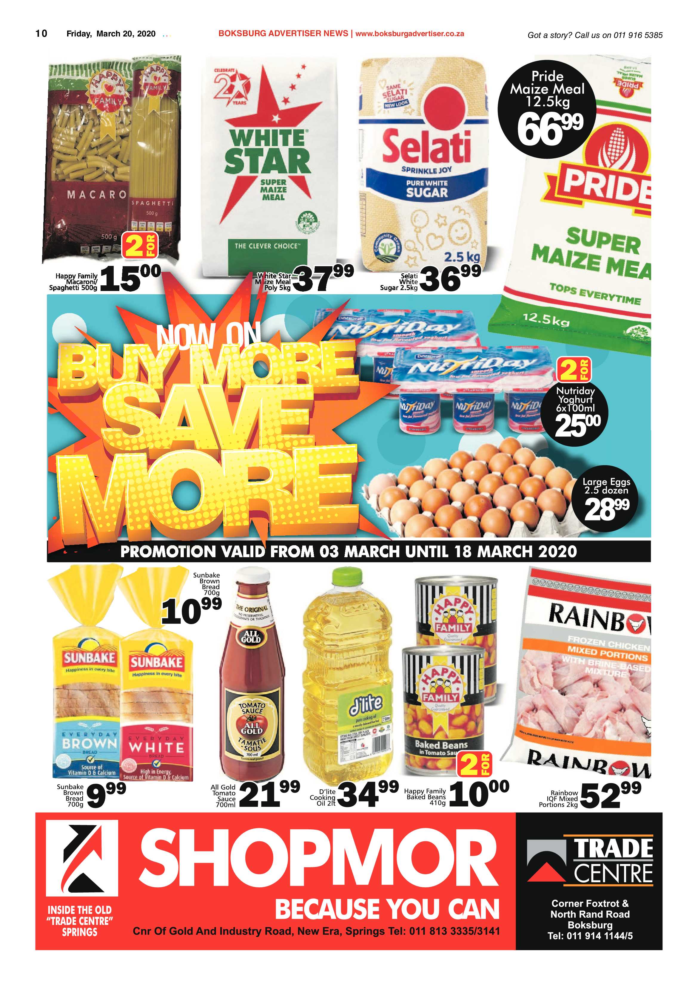 Boksburg Advertiser 17 March 2020 page 10