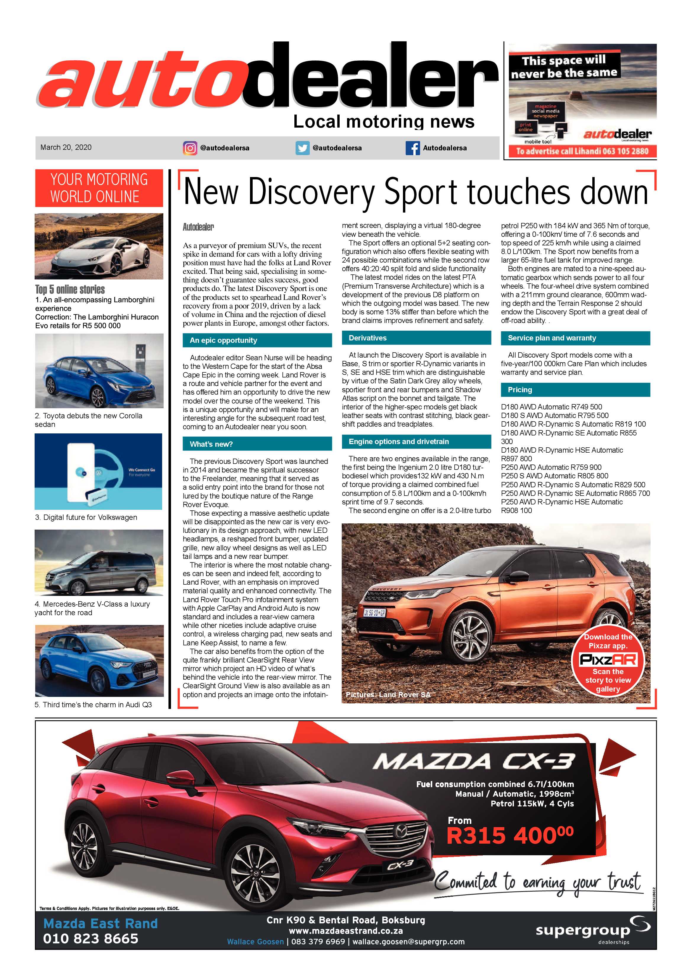 Boksburg Advertiser 17 March 2020 page 17
