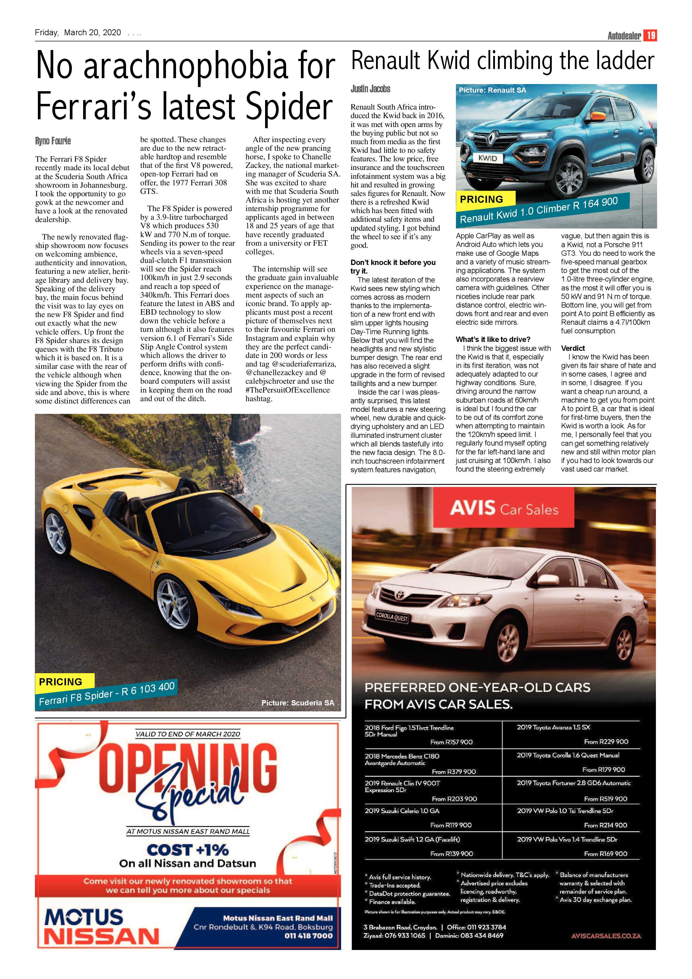 Boksburg Advertiser 17 March 2020 page 19
