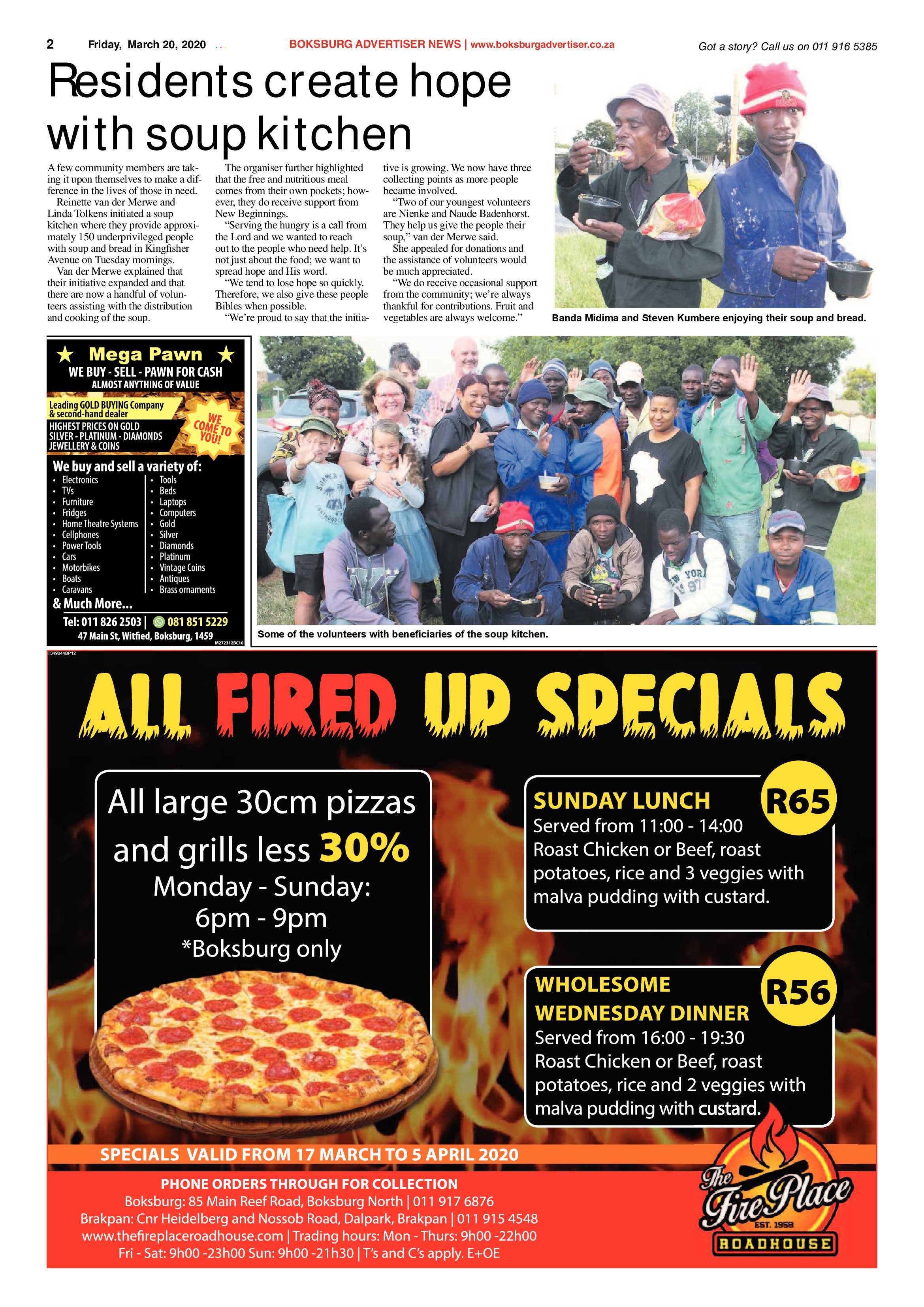 Boksburg Advertiser 17 March 2020 page 2