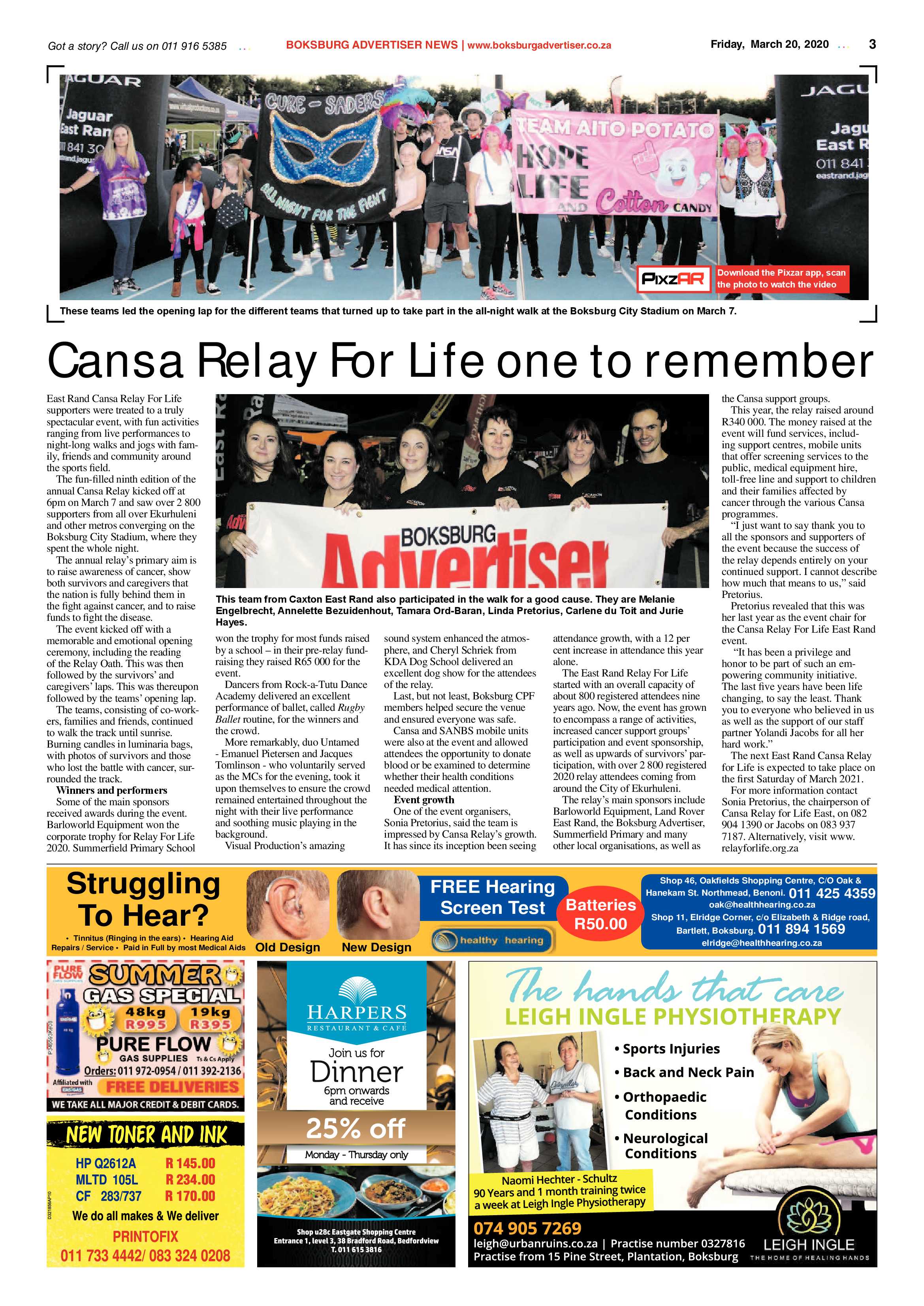 Boksburg Advertiser 17 March 2020 page 3
