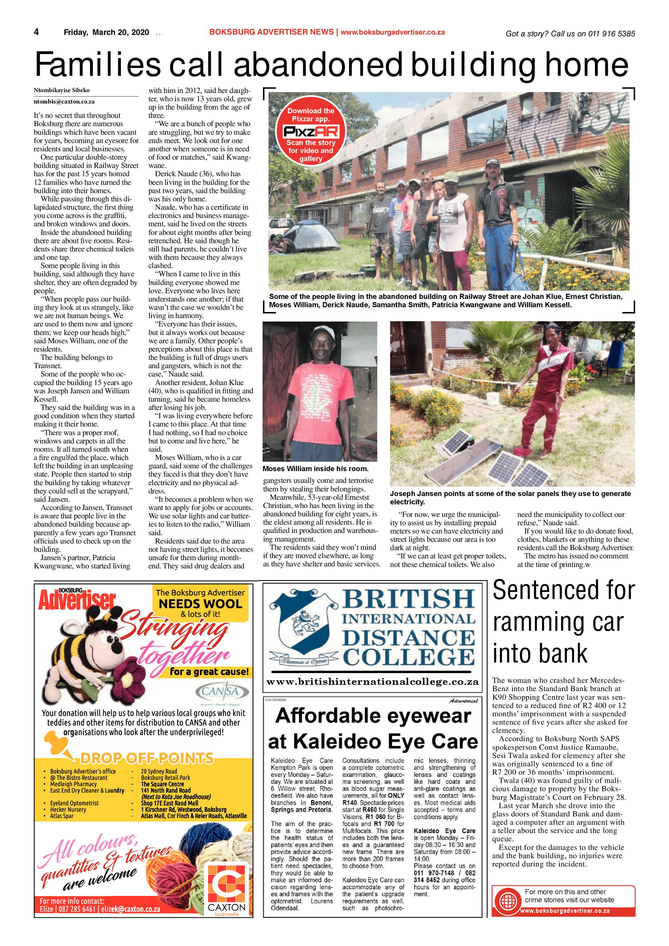 Boksburg Advertiser 17 March 2020 page 4