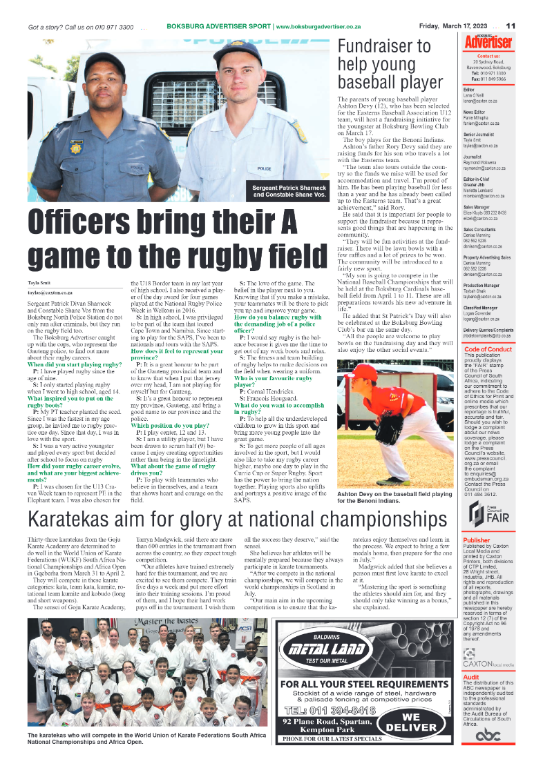 Boksburg Advertiser 17 March 2023 page 11