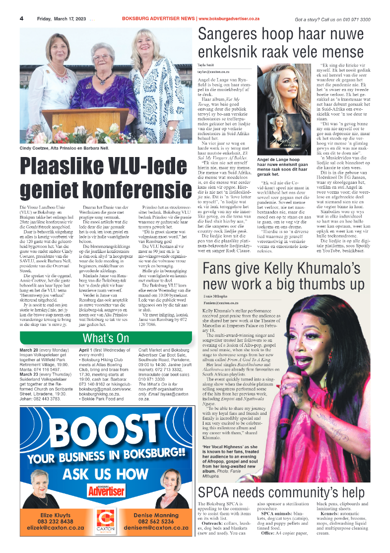 Boksburg Advertiser 17 March 2023 page 4