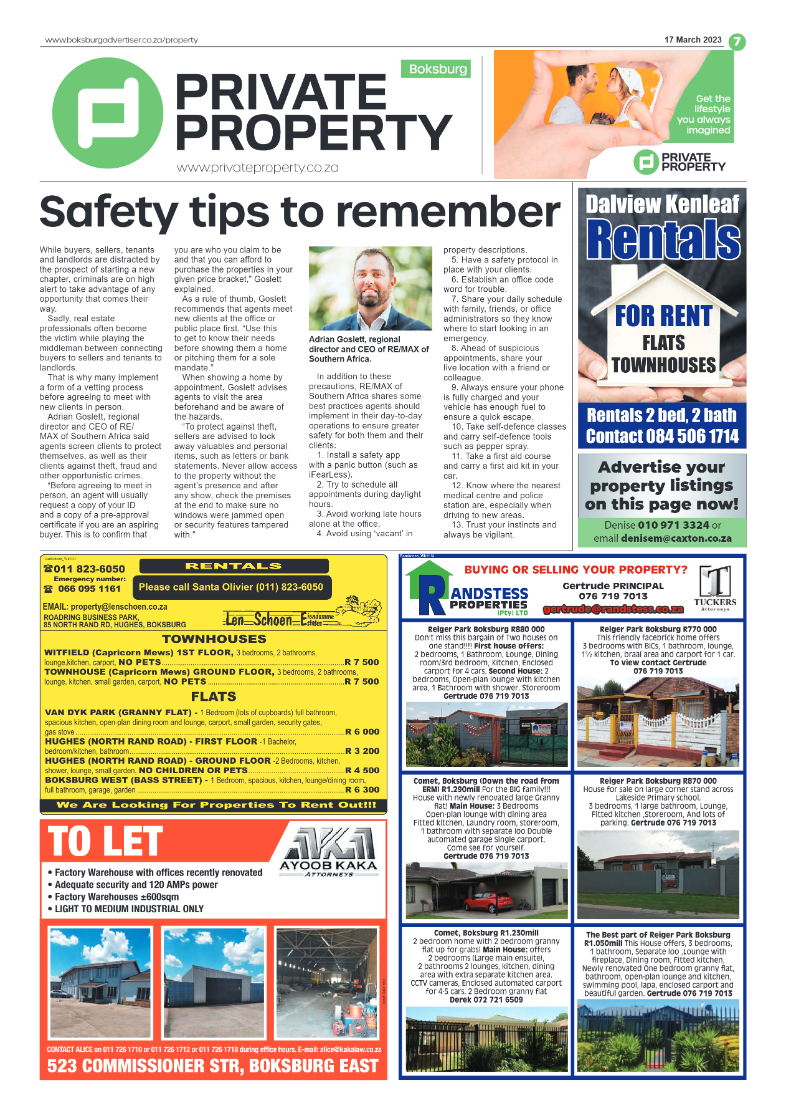 Boksburg Advertiser 17 March 2023 page 7