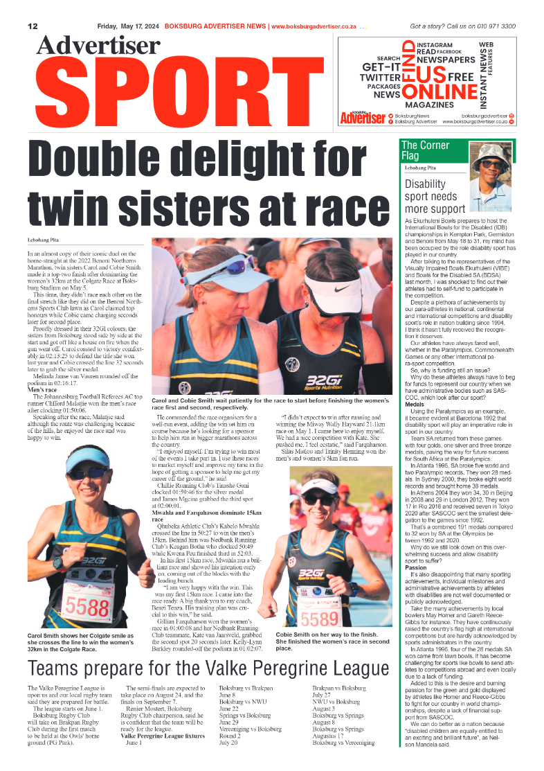 Boksburg Advertiser 17 May 2024 page 12