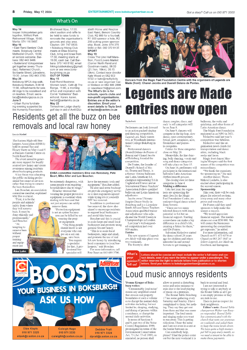 Boksburg Advertiser 17 May 2024 page 8