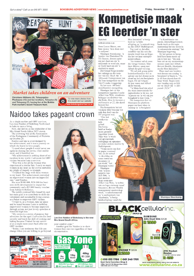 Boksburg Advertiser 17 November 2023 page 3