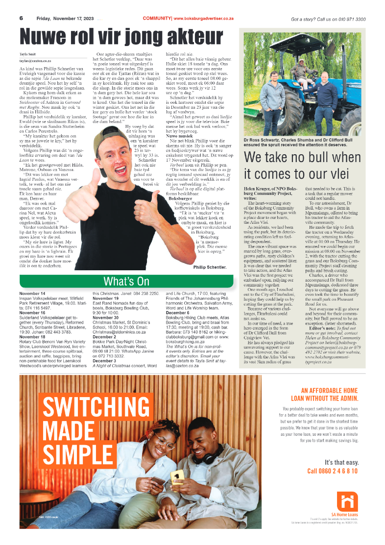 Boksburg Advertiser 17 November 2023 page 6