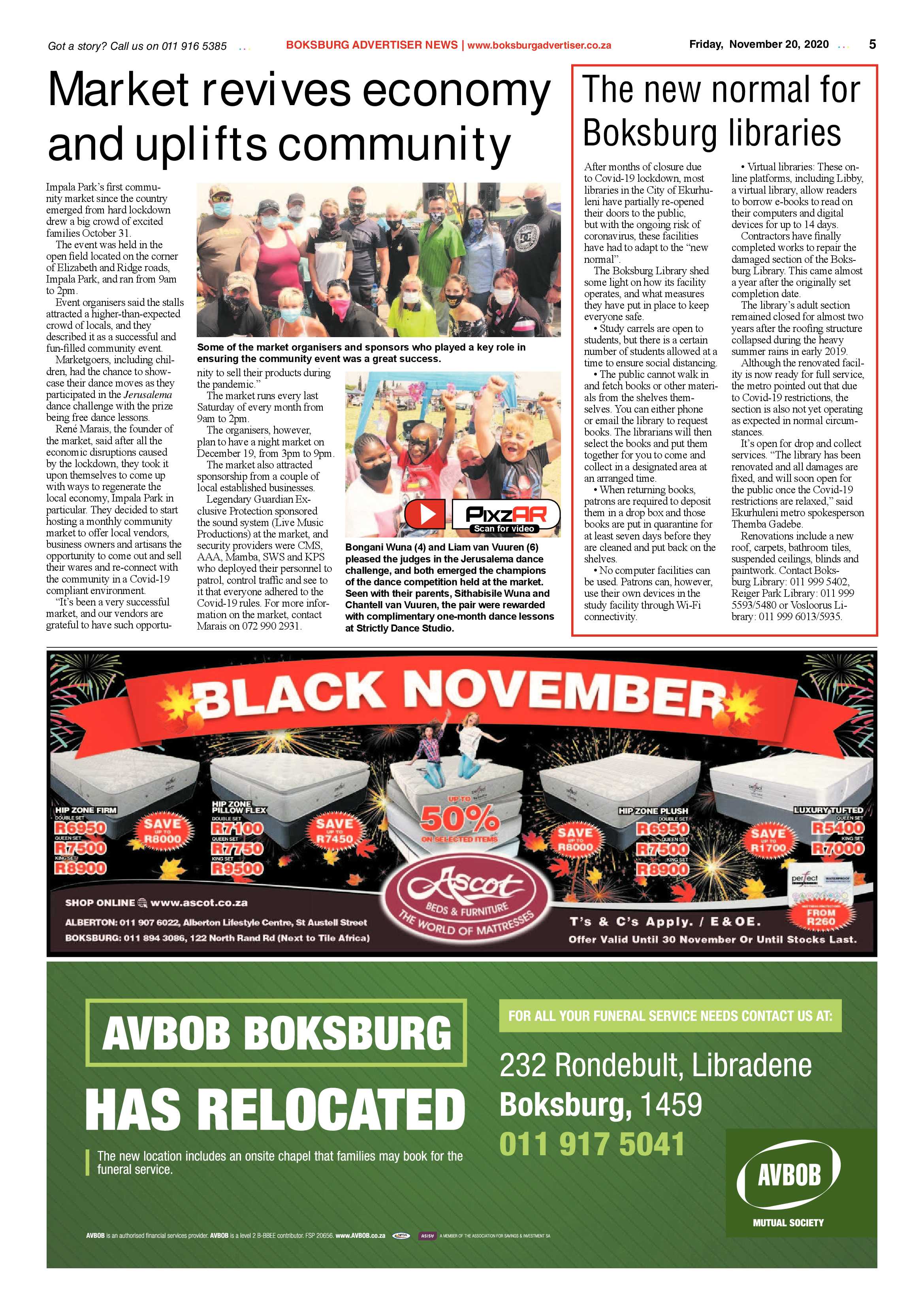 Boksburg Advertiser 17 November  2020 page 5