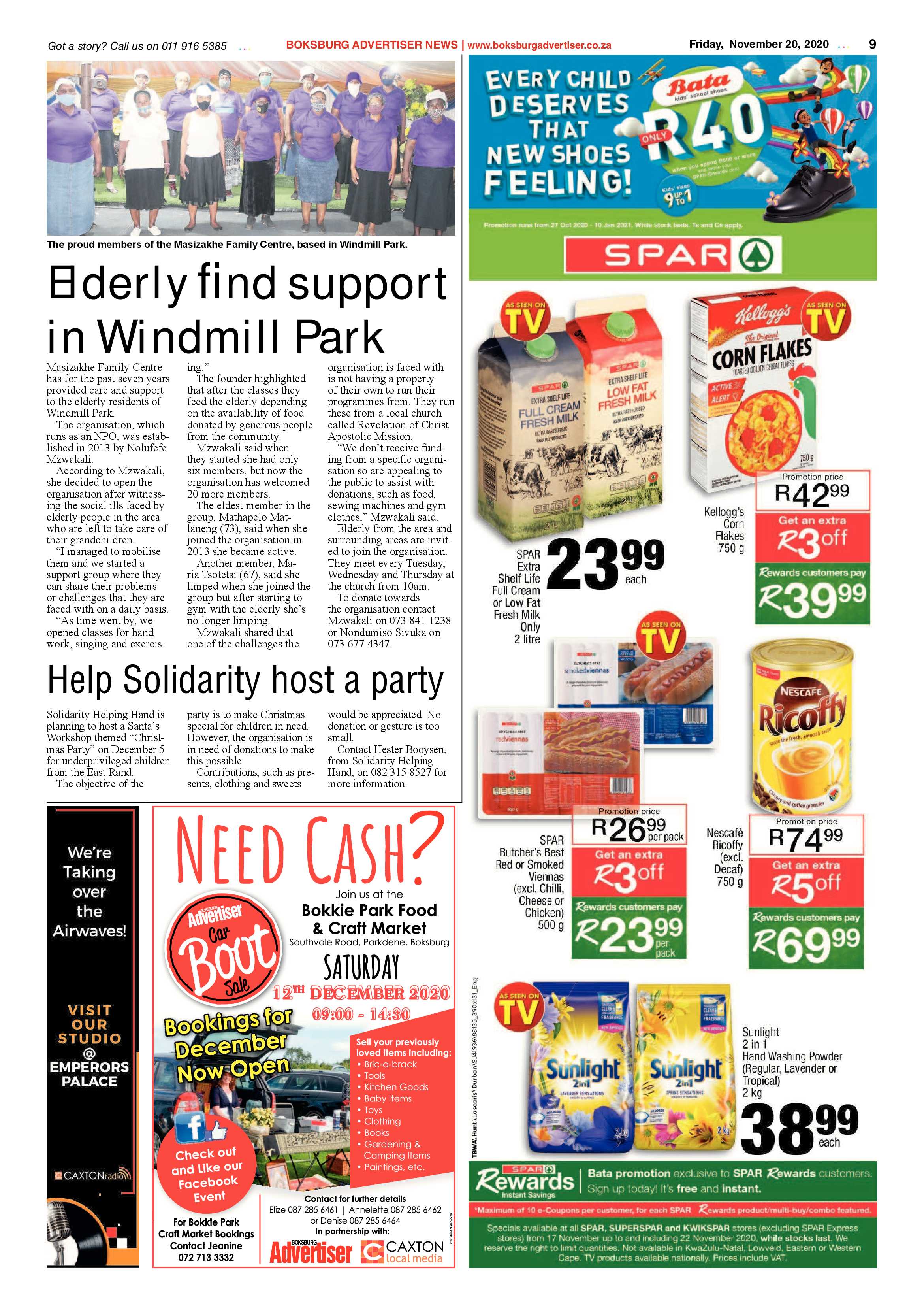 Boksburg Advertiser 17 November  2020 page 9