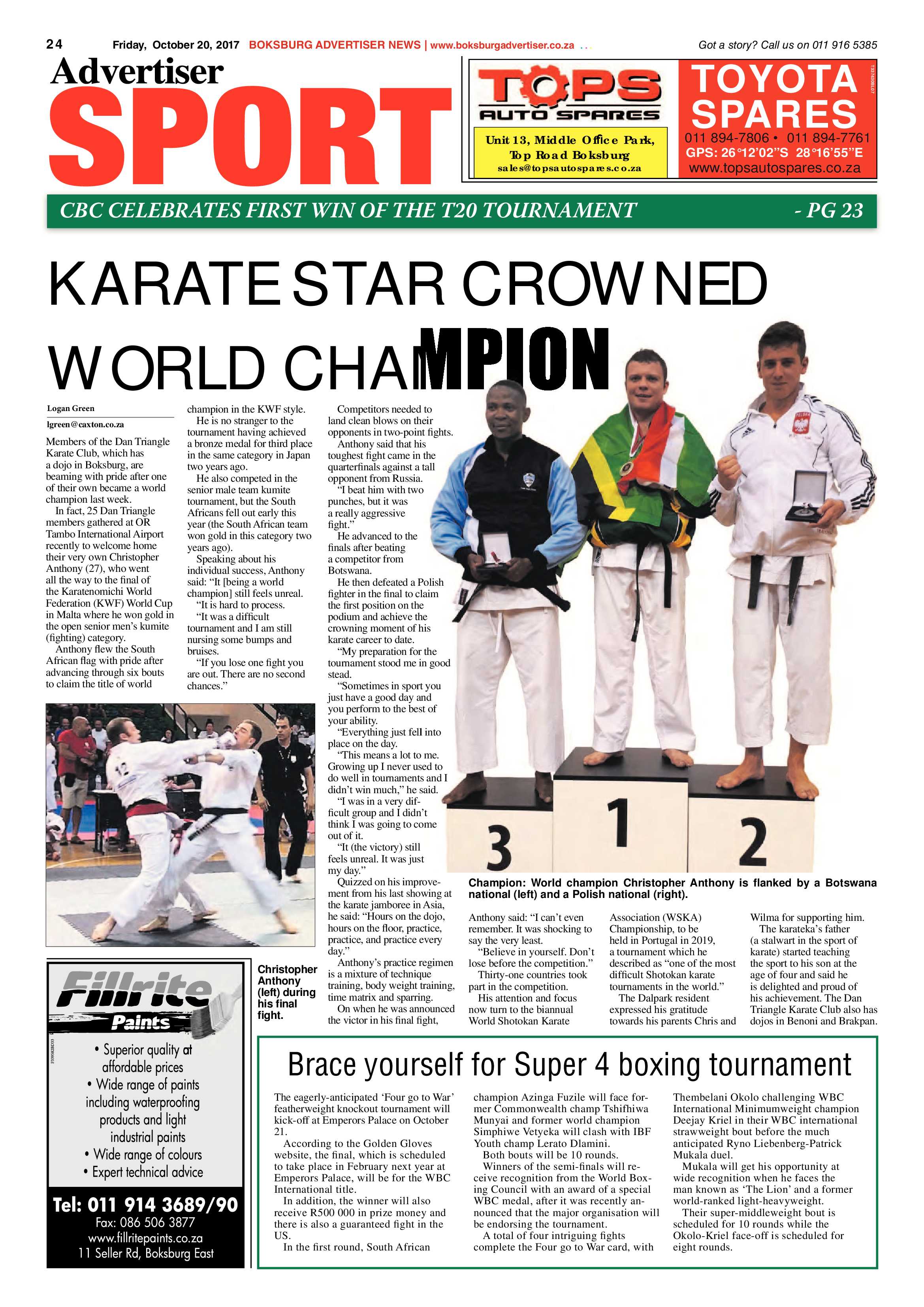 Boksburg Advertiser 17 October 2017 page 24