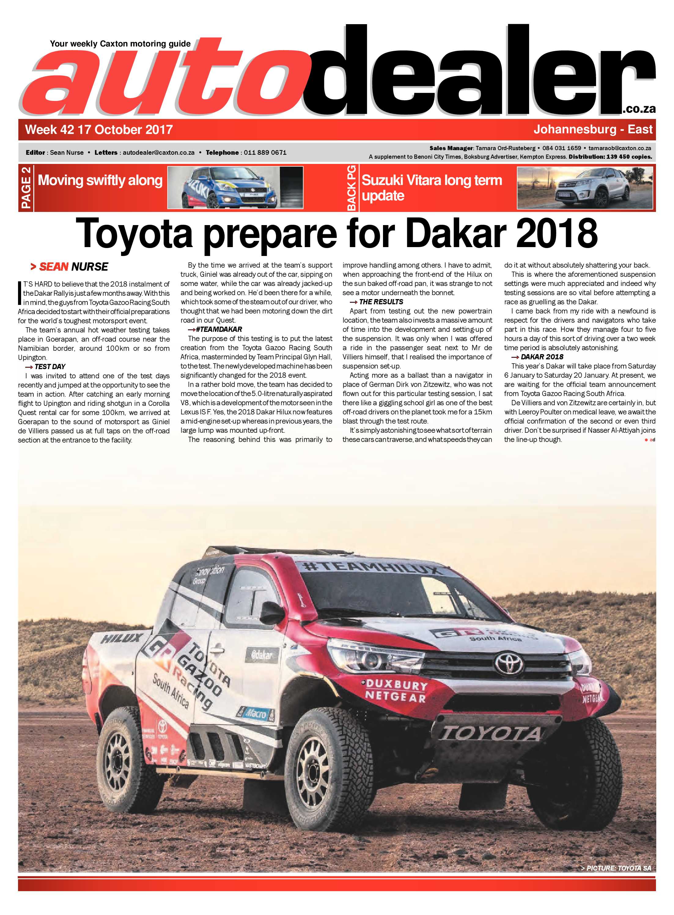 Boksburg Advertiser 17 October 2017 page 25